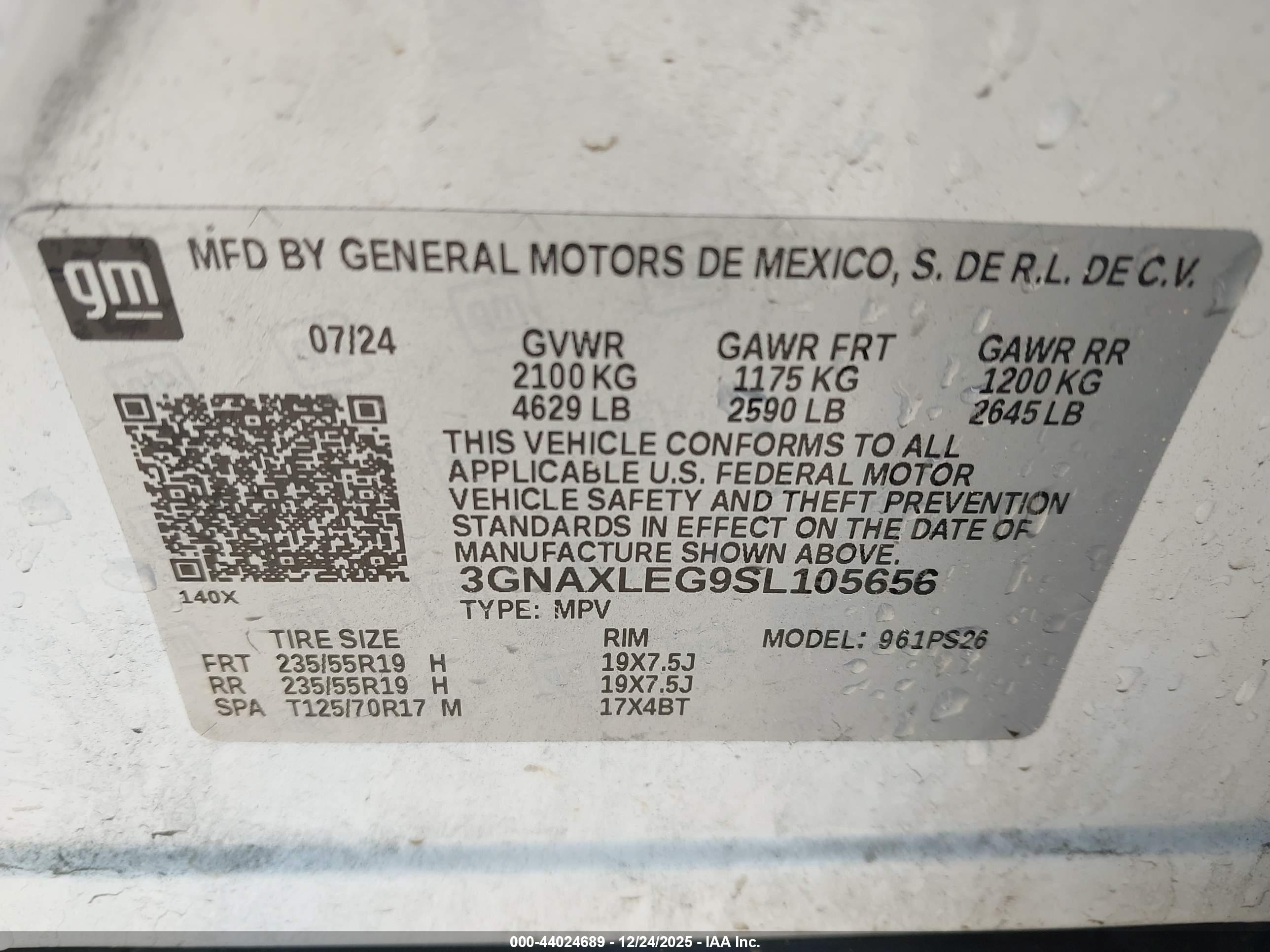 CHEVROLET EQUINOX image 9