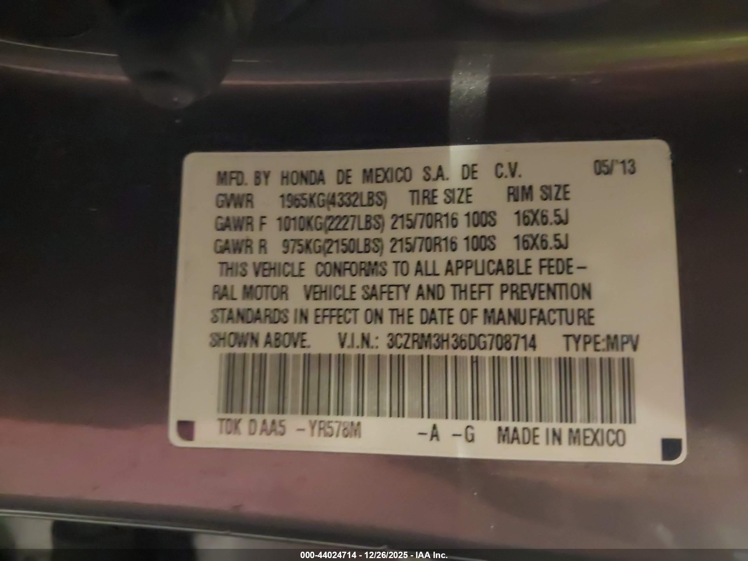HONDA CR-V image 9