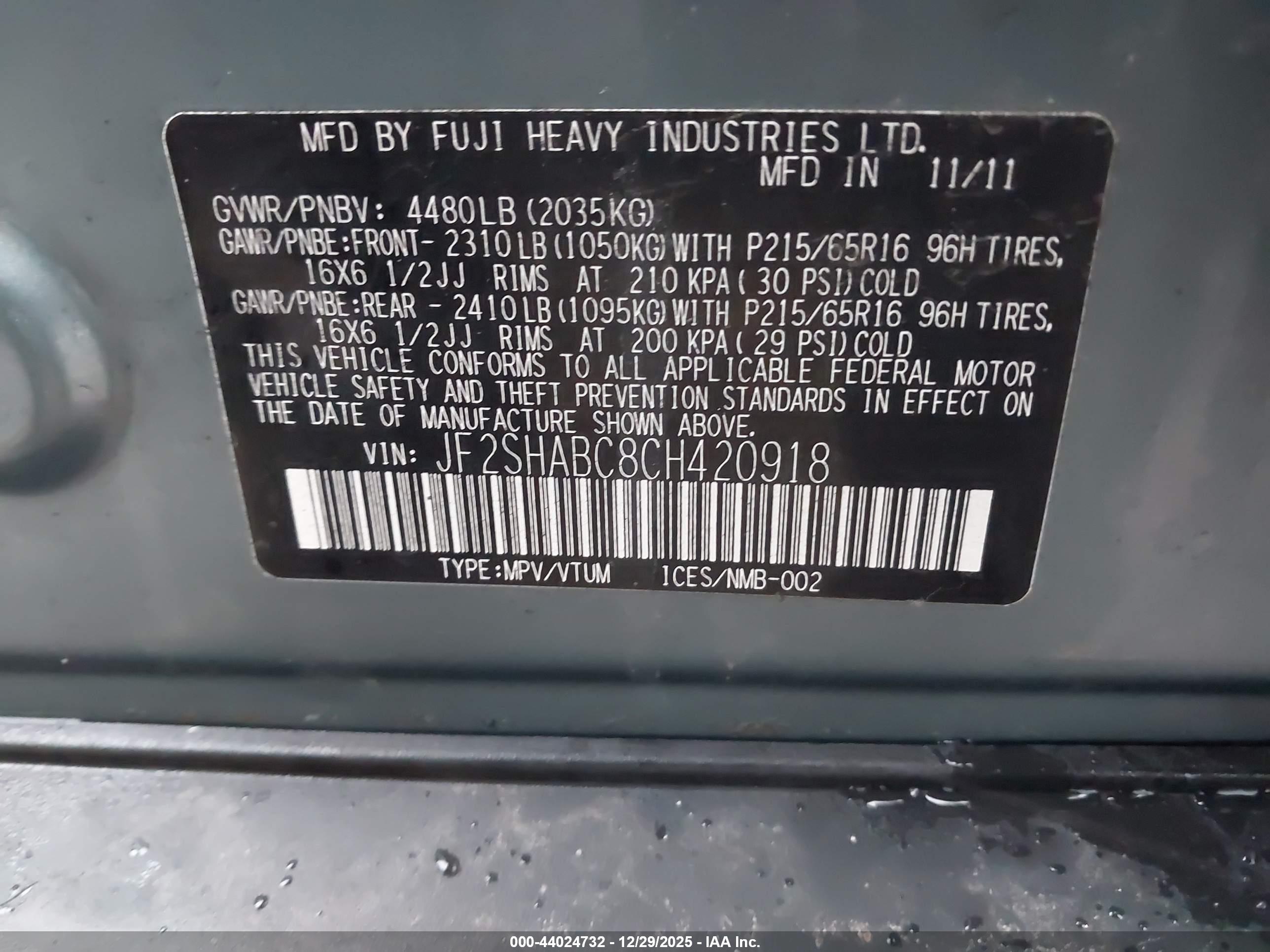 SUBARU FORESTER image 9
