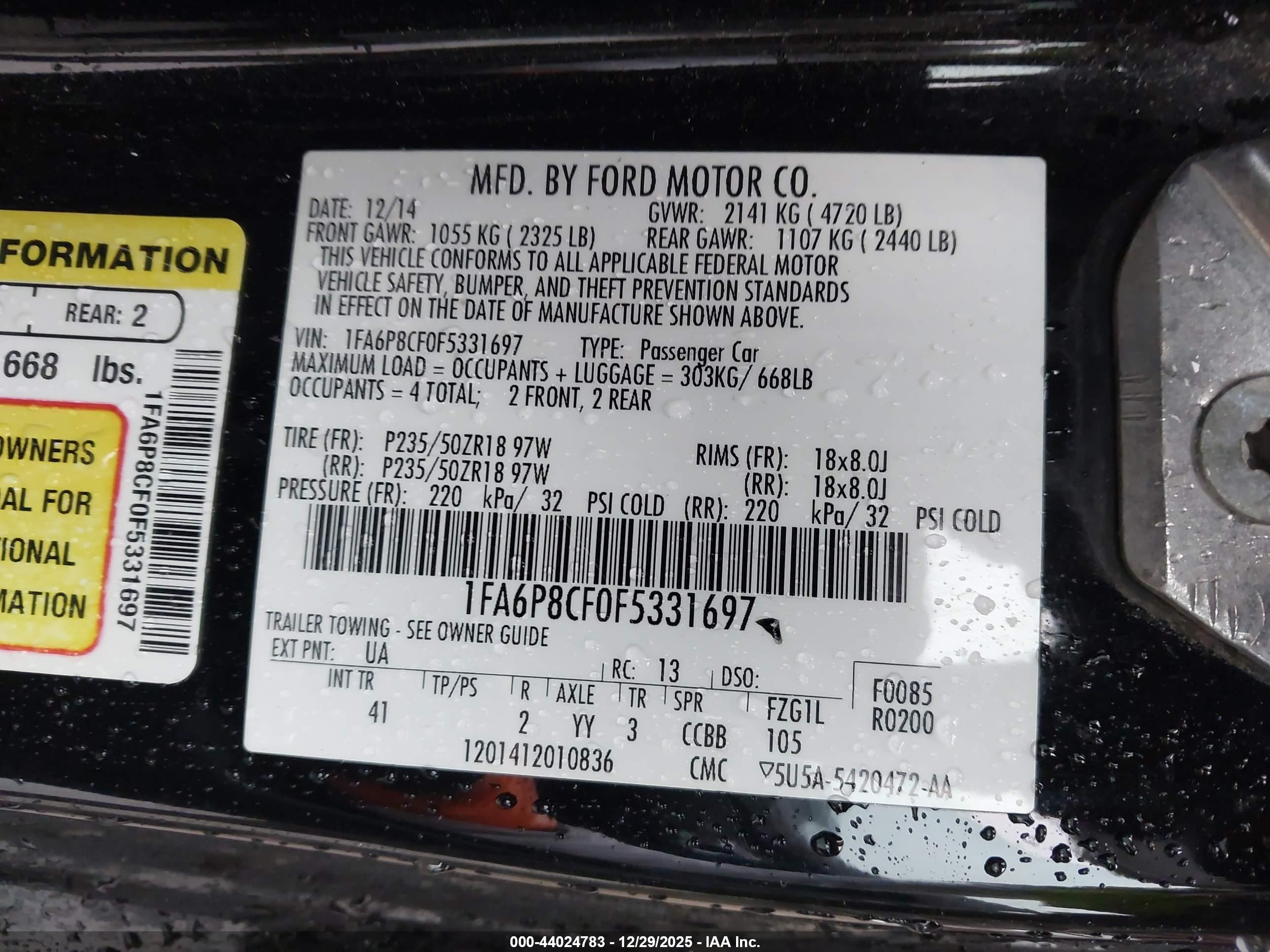 FORD MUSTANG image 9