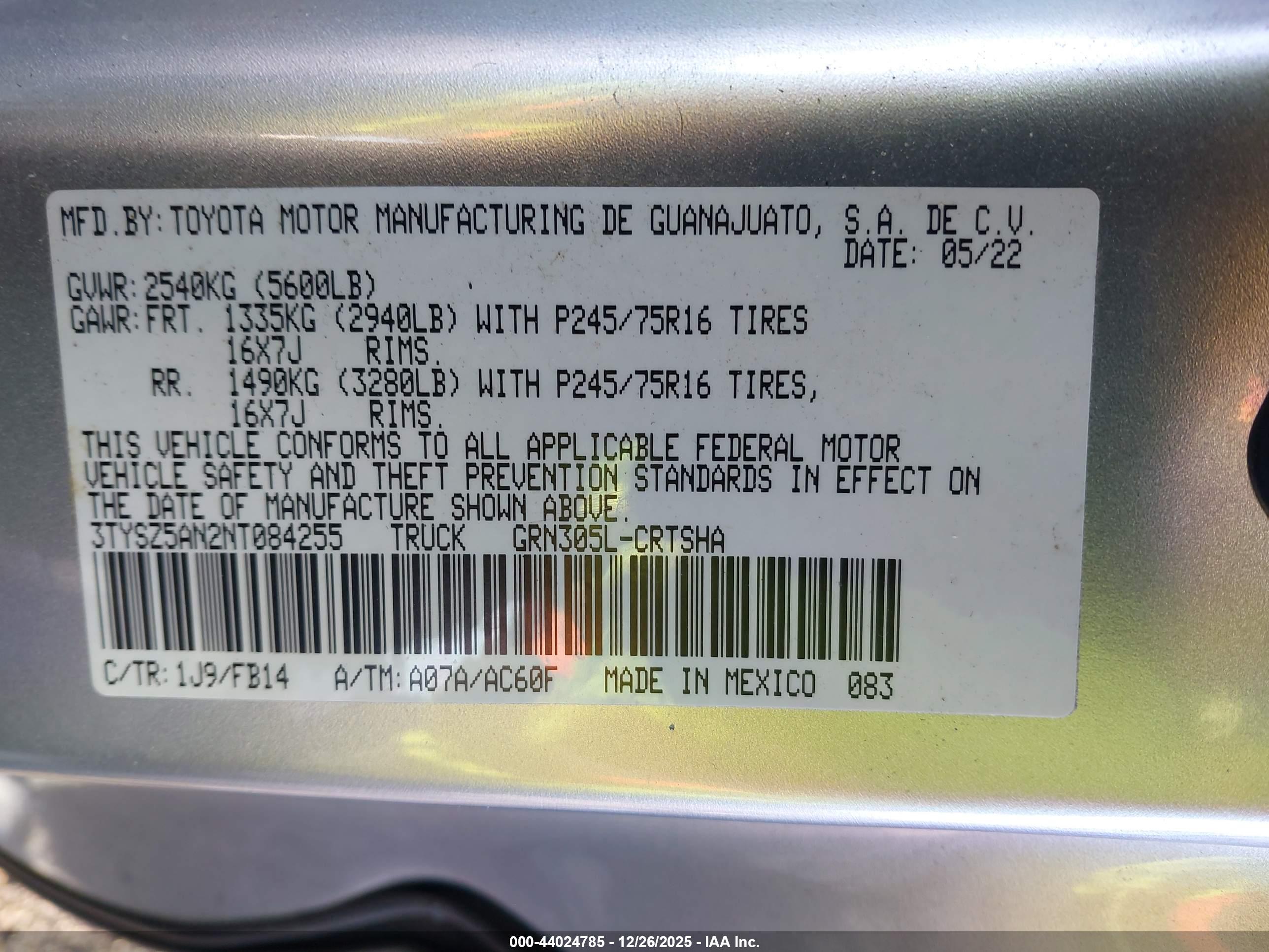 TOYOTA TACOMA image 9