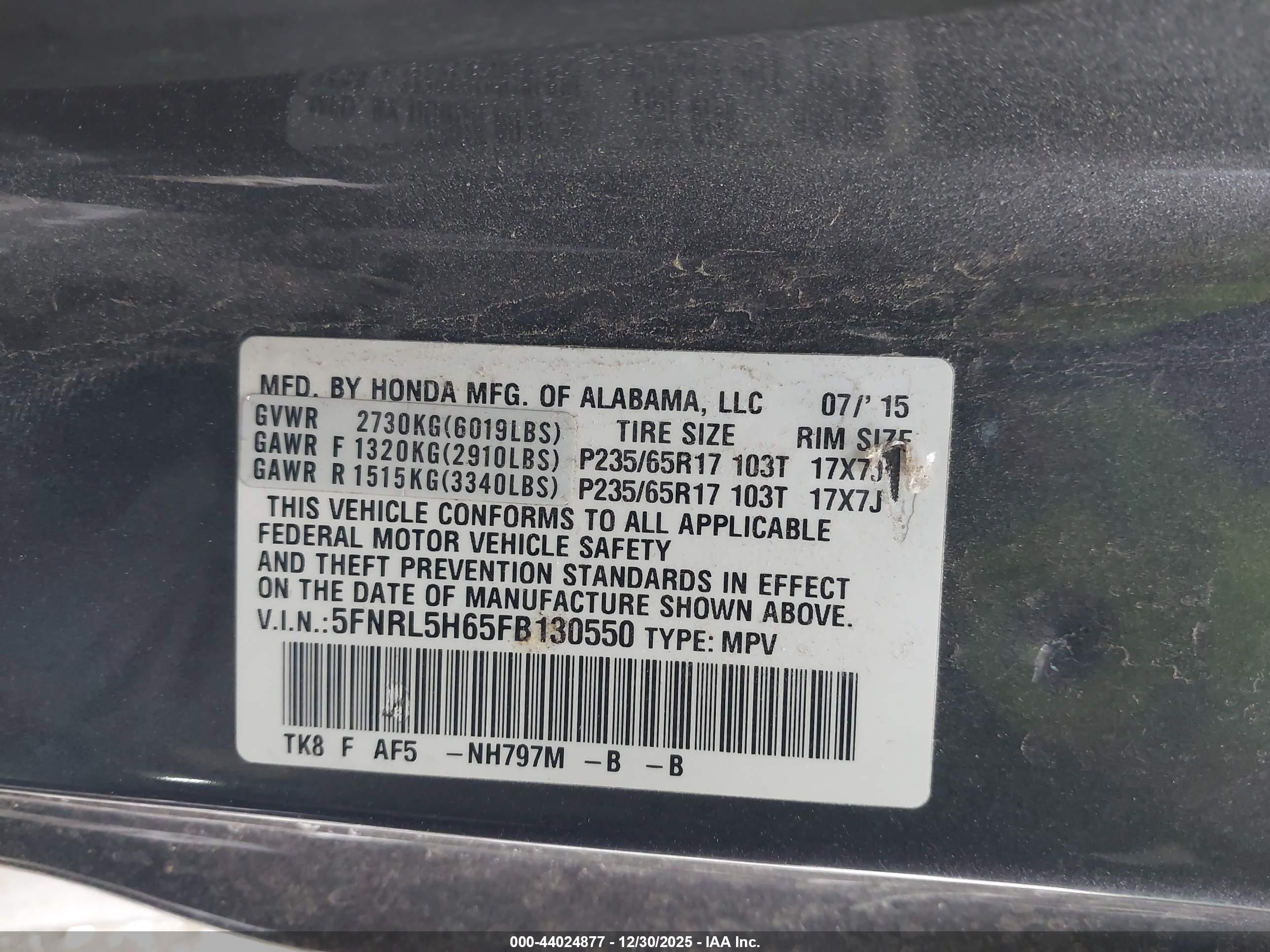 HONDA ODYSSEY image 9