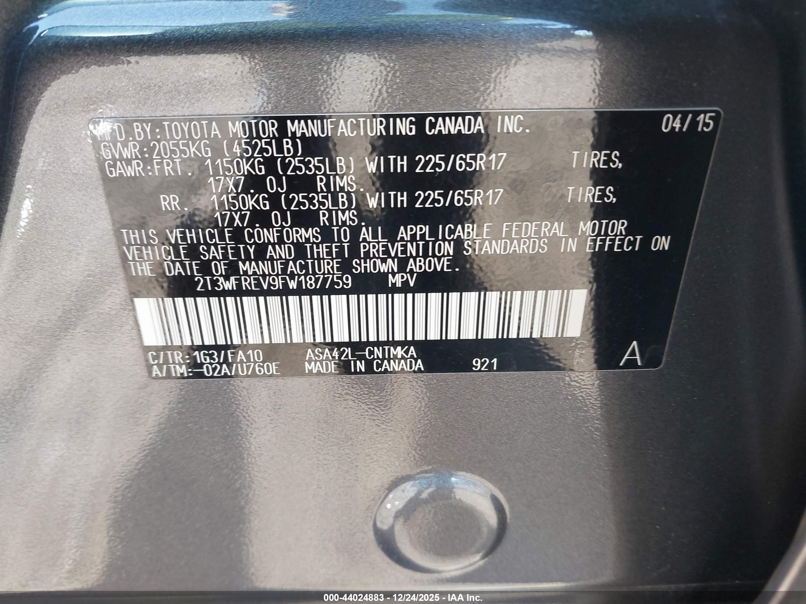 TOYOTA RAV4 image 9