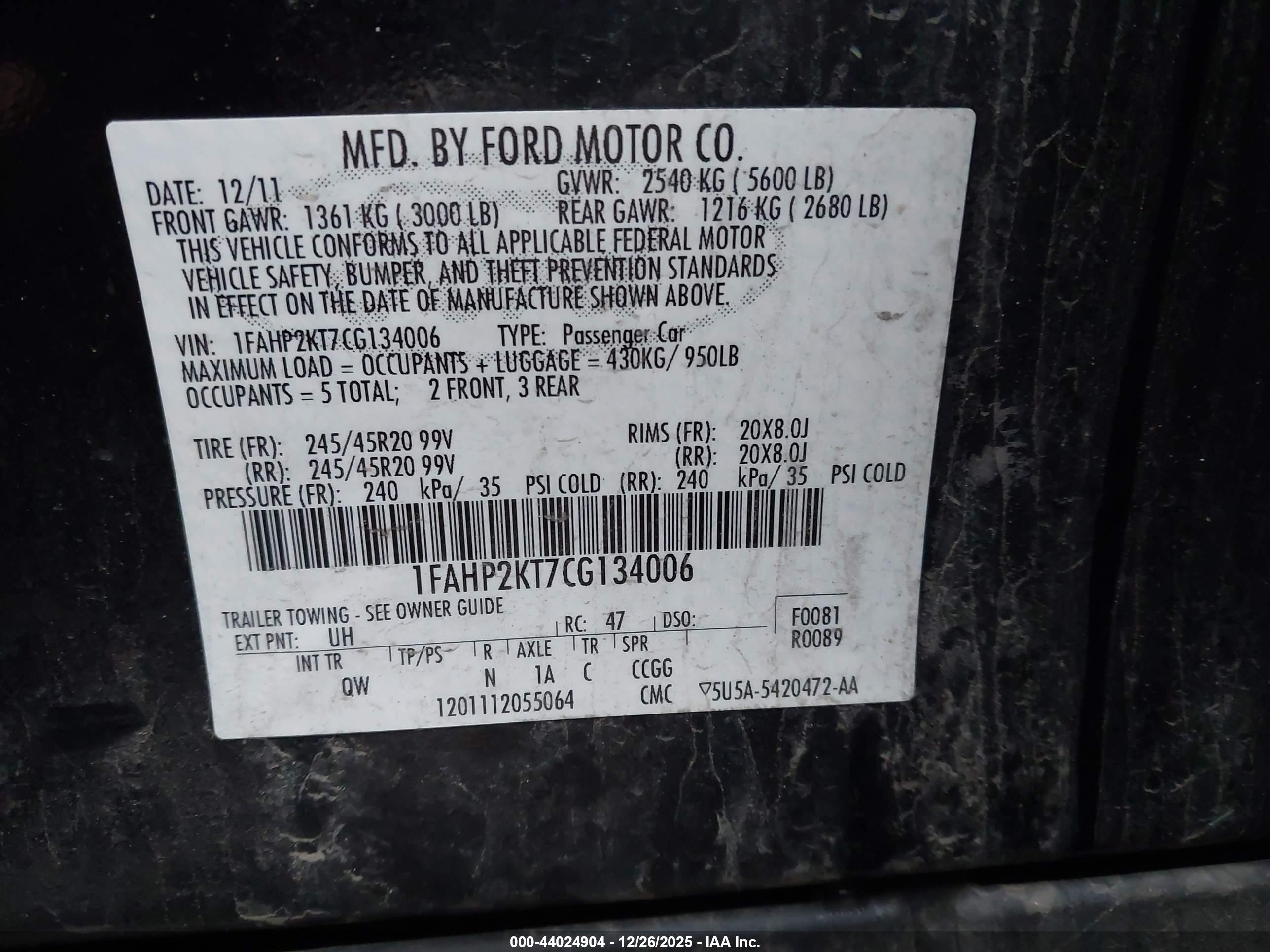 FORD TAURUS image 9