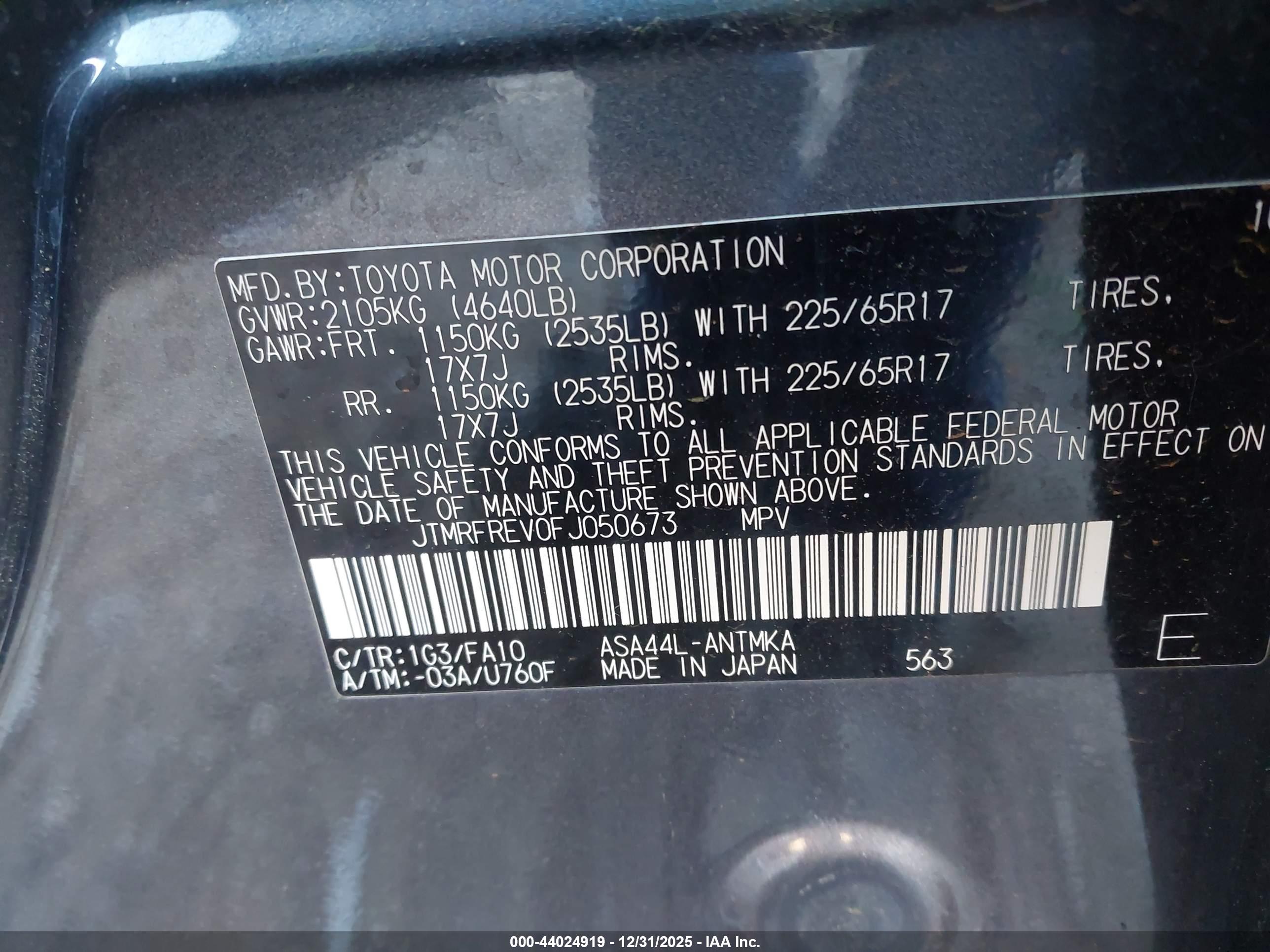 TOYOTA RAV4 image 9