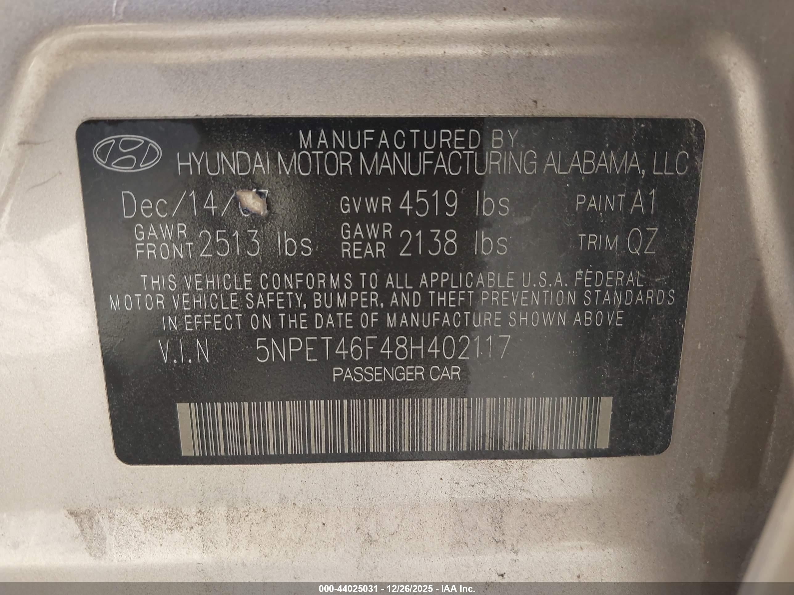 HYUNDAI SONATA image 9