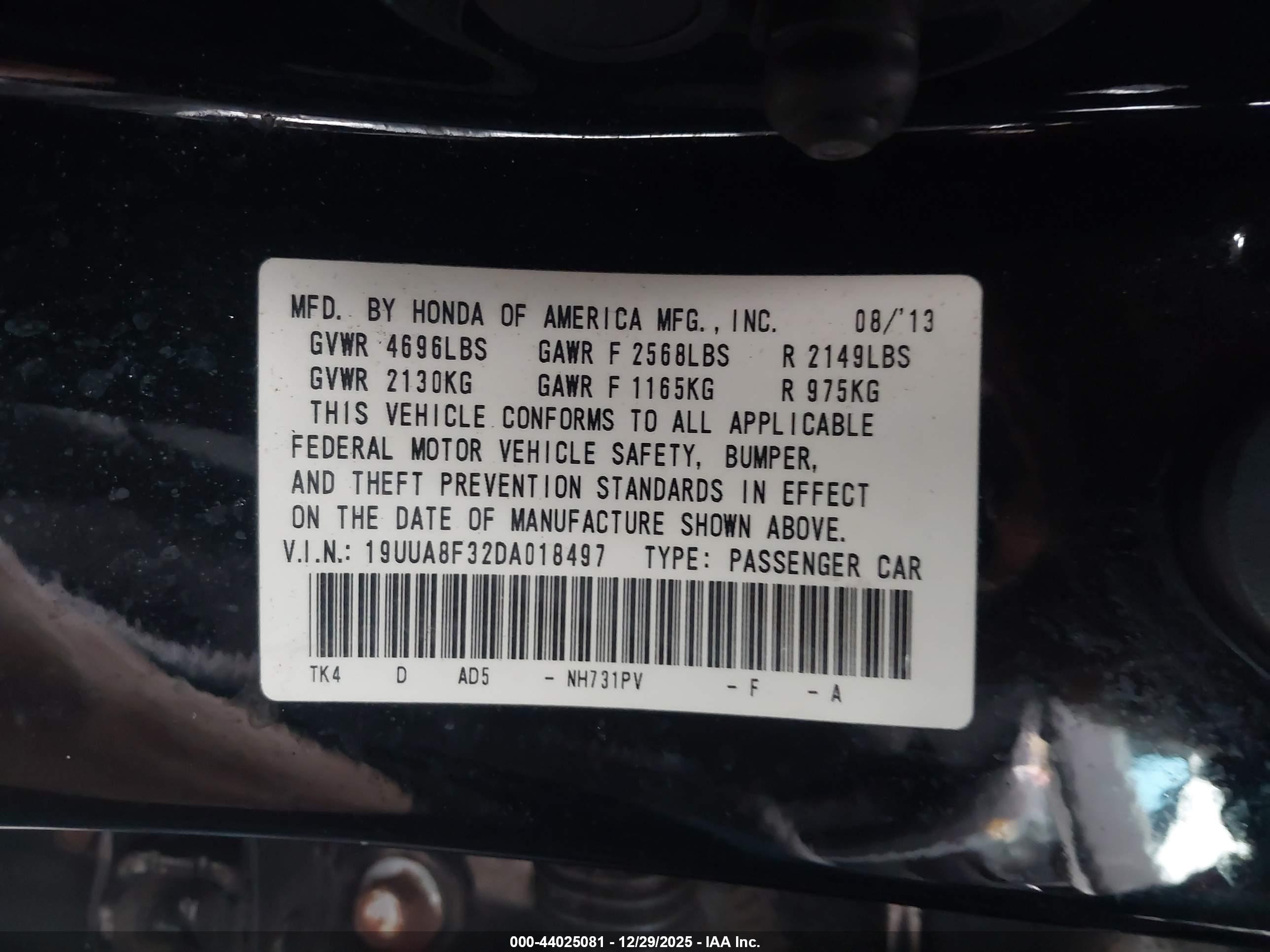 ACURA TL image 9