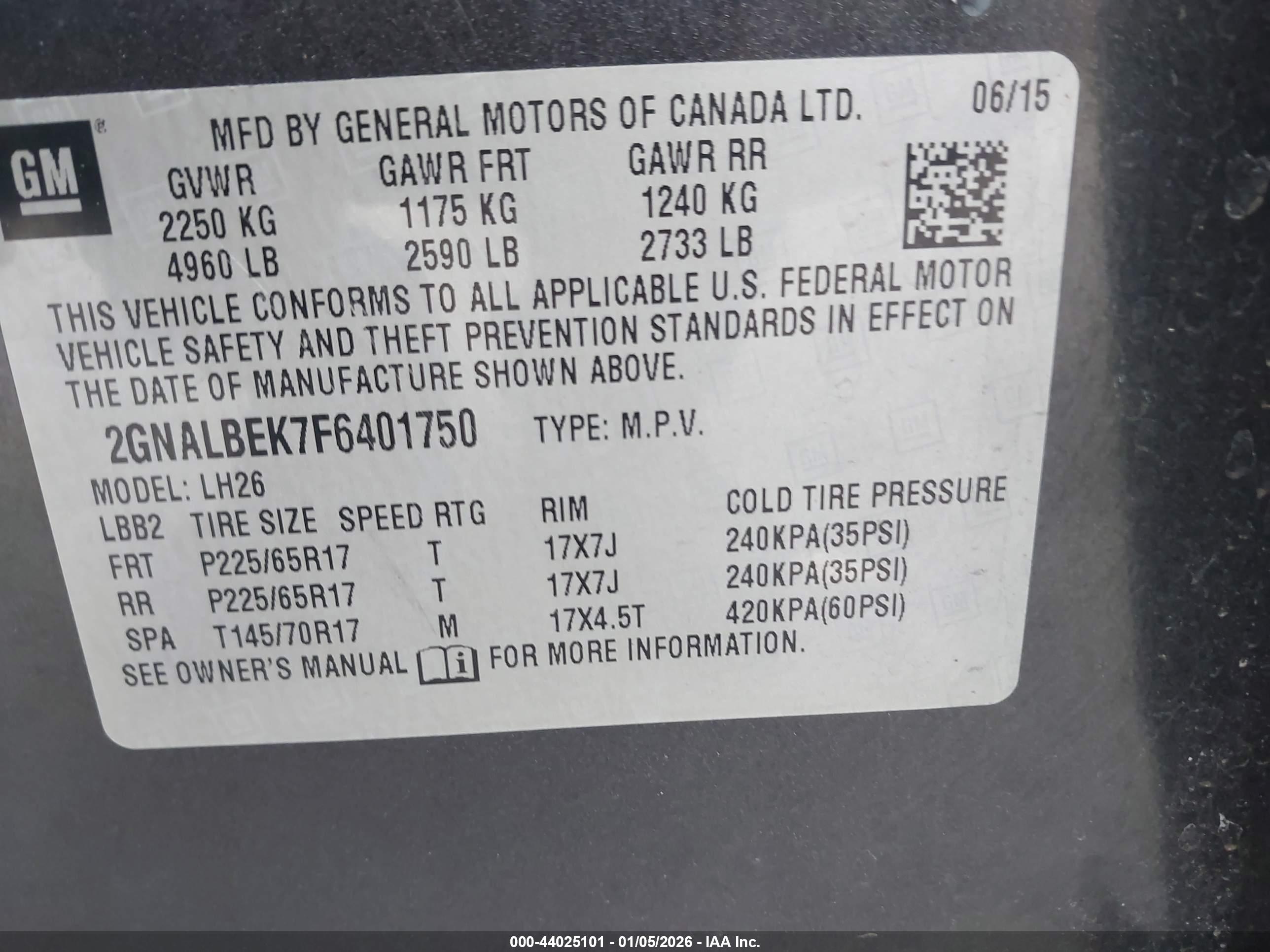 CHEVROLET EQUINOX image 9