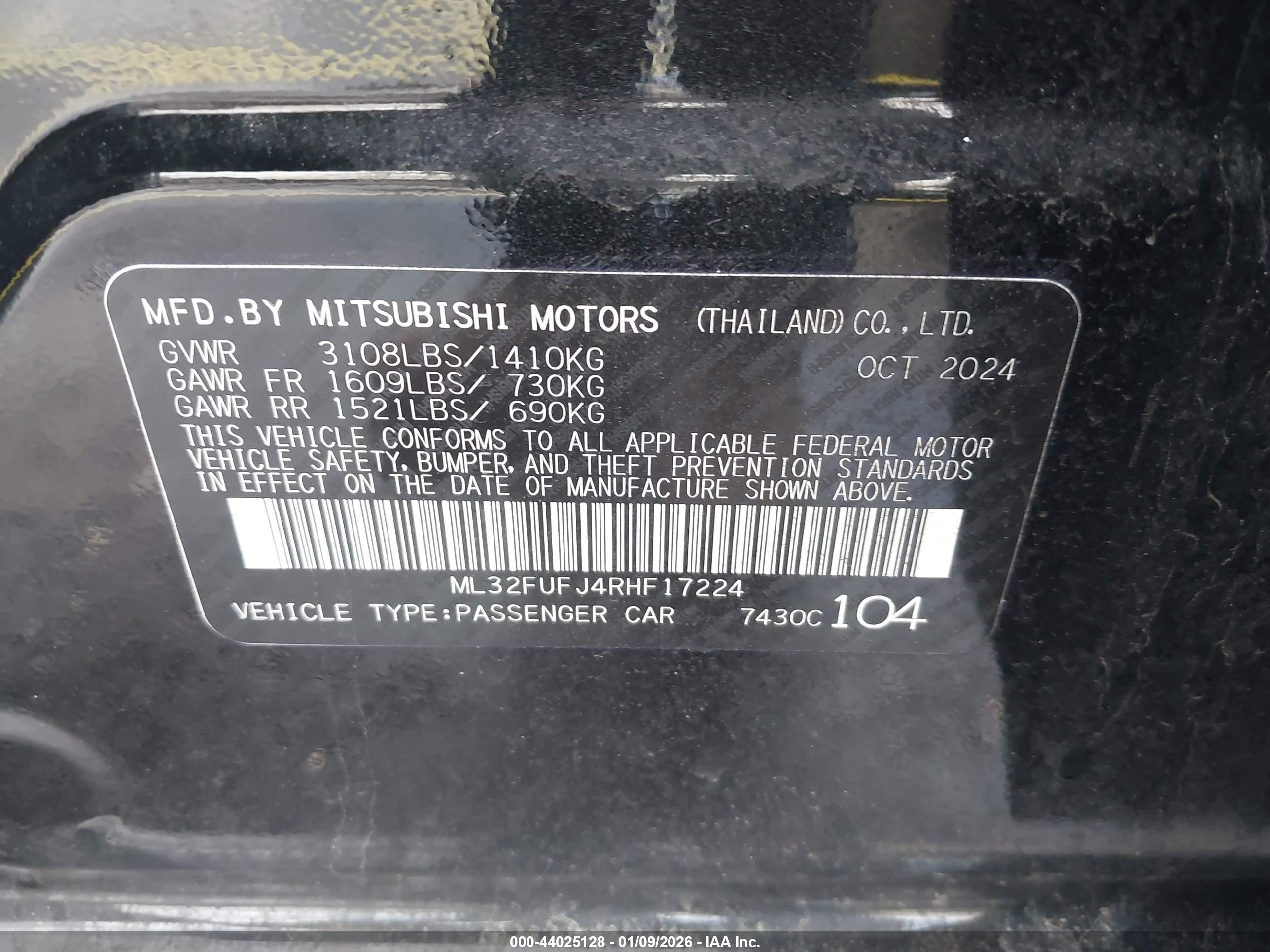 MITSUBISHI MIRAGE image 9