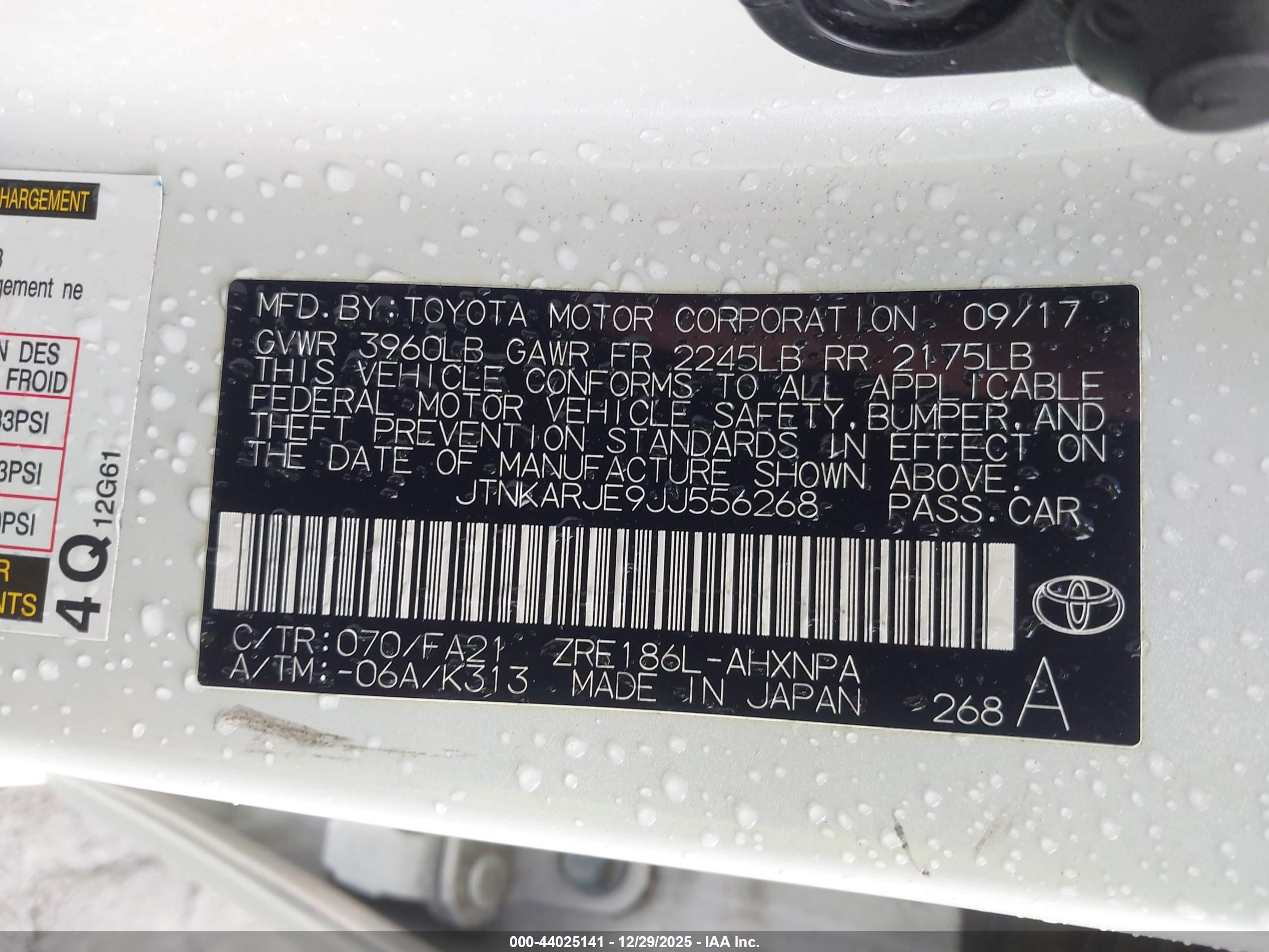 TOYOTA COROLLA image 9
