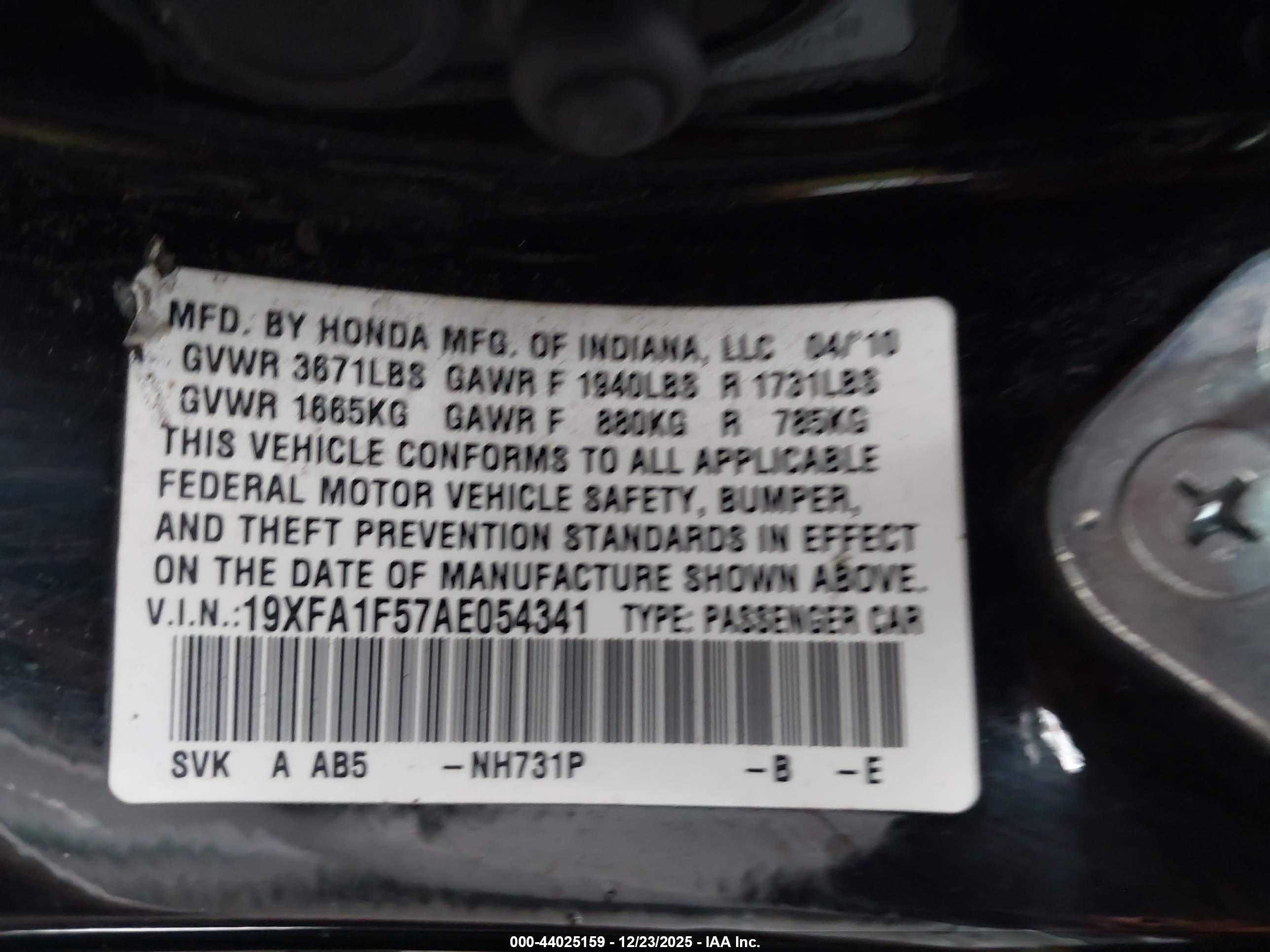 HONDA CIVIC image 9