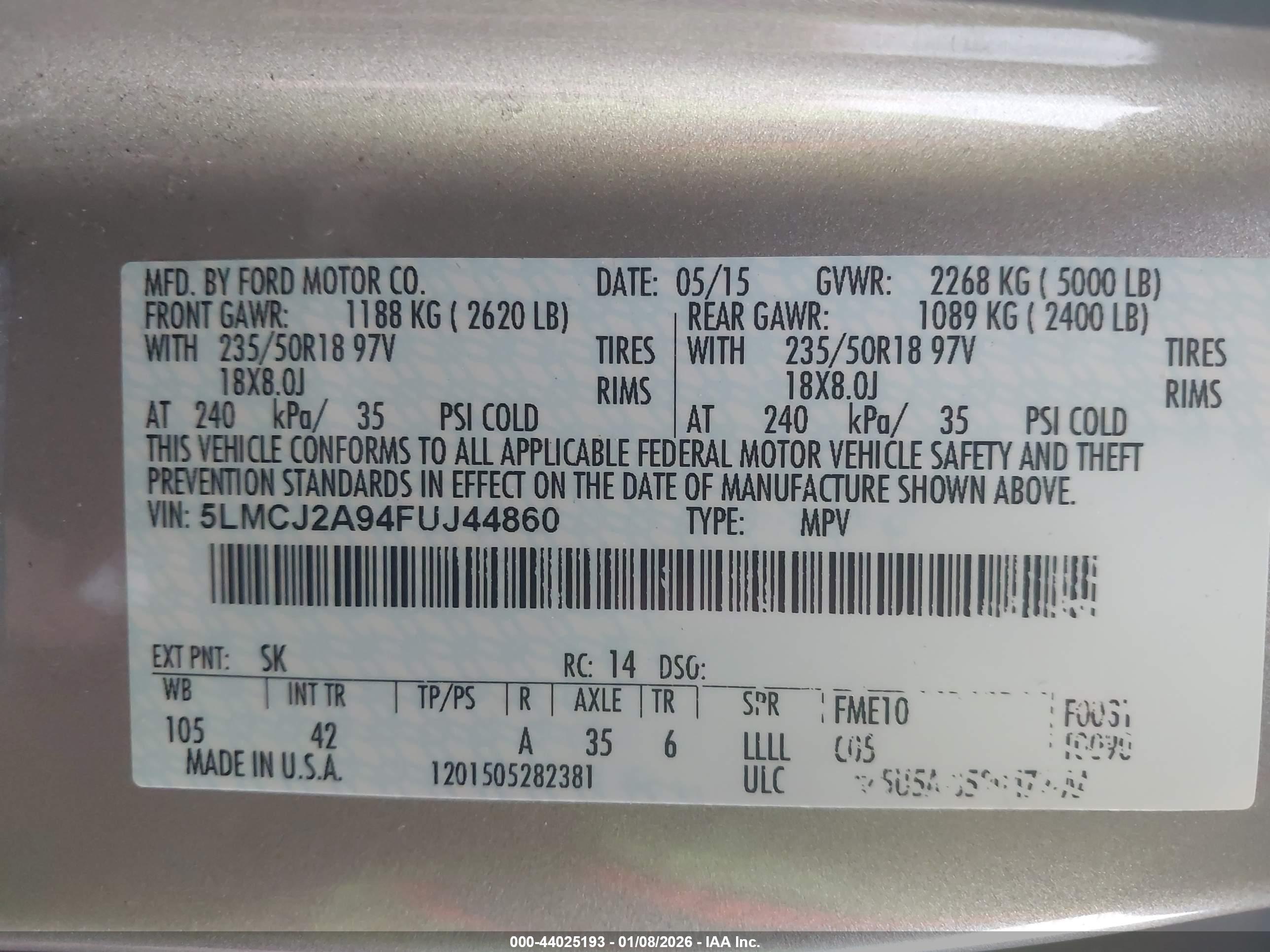 LINCOLN MKC image 9