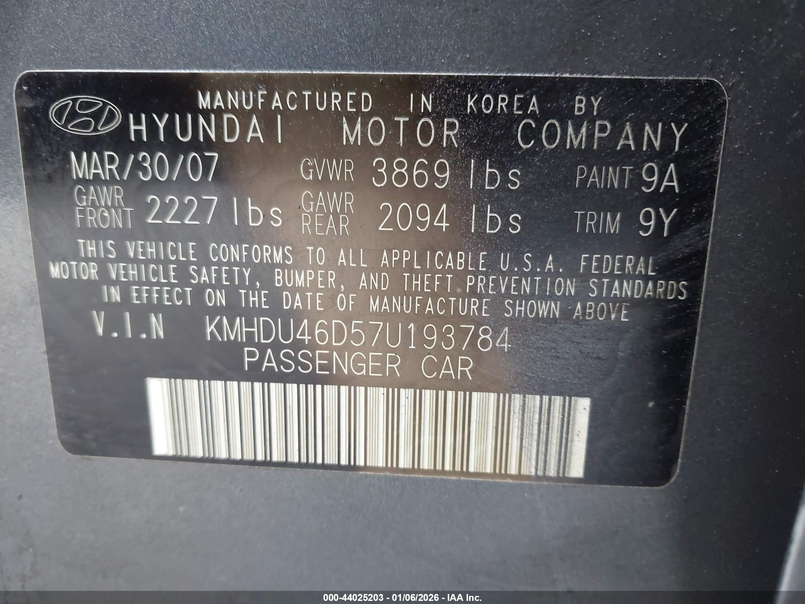 HYUNDAI ELANTRA image 9