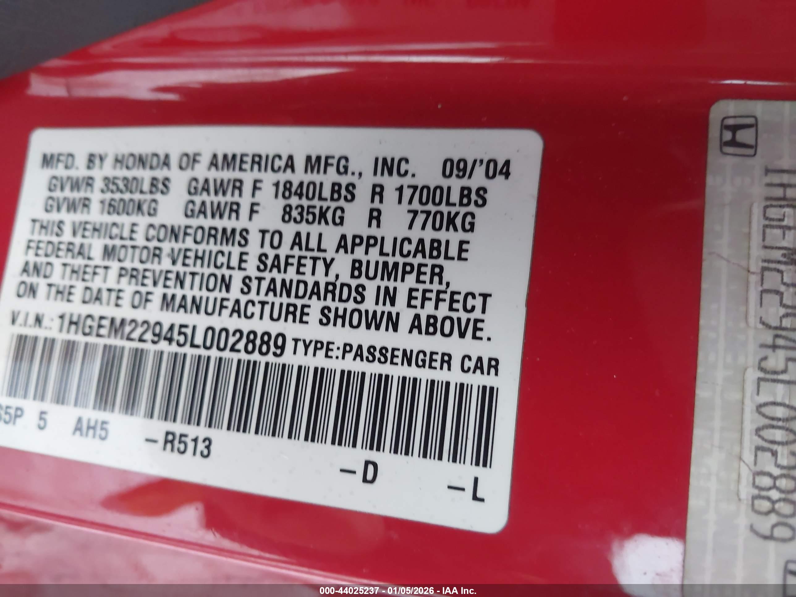 HONDA CIVIC image 9