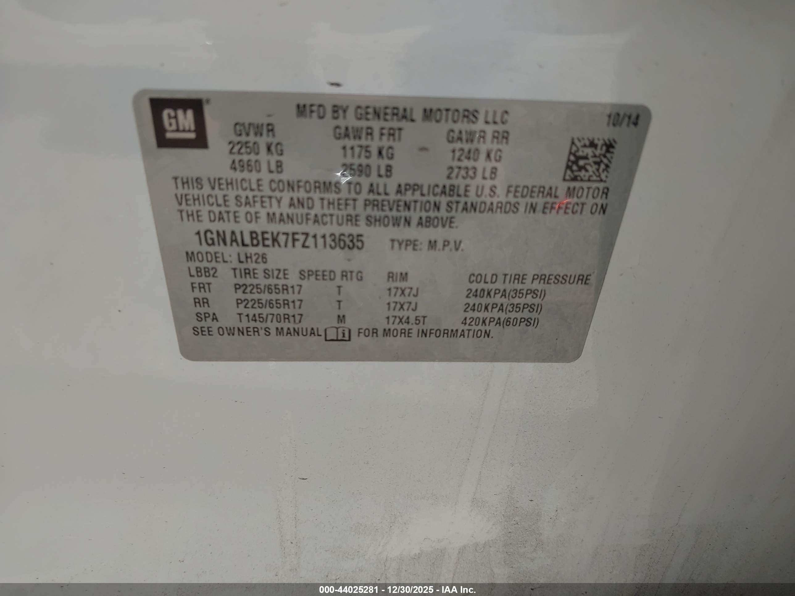 CHEVROLET EQUINOX image 9
