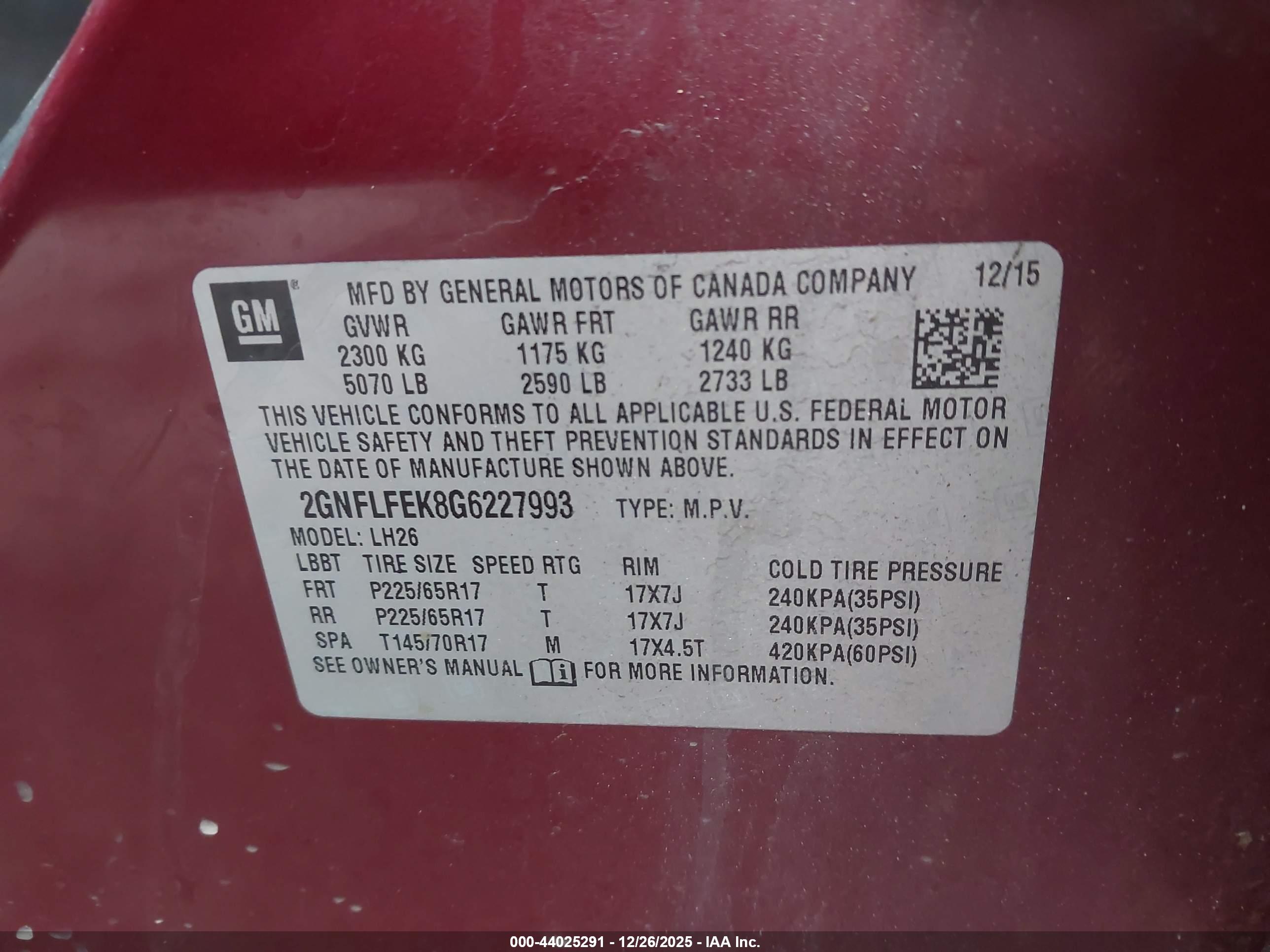 CHEVROLET EQUINOX image 9