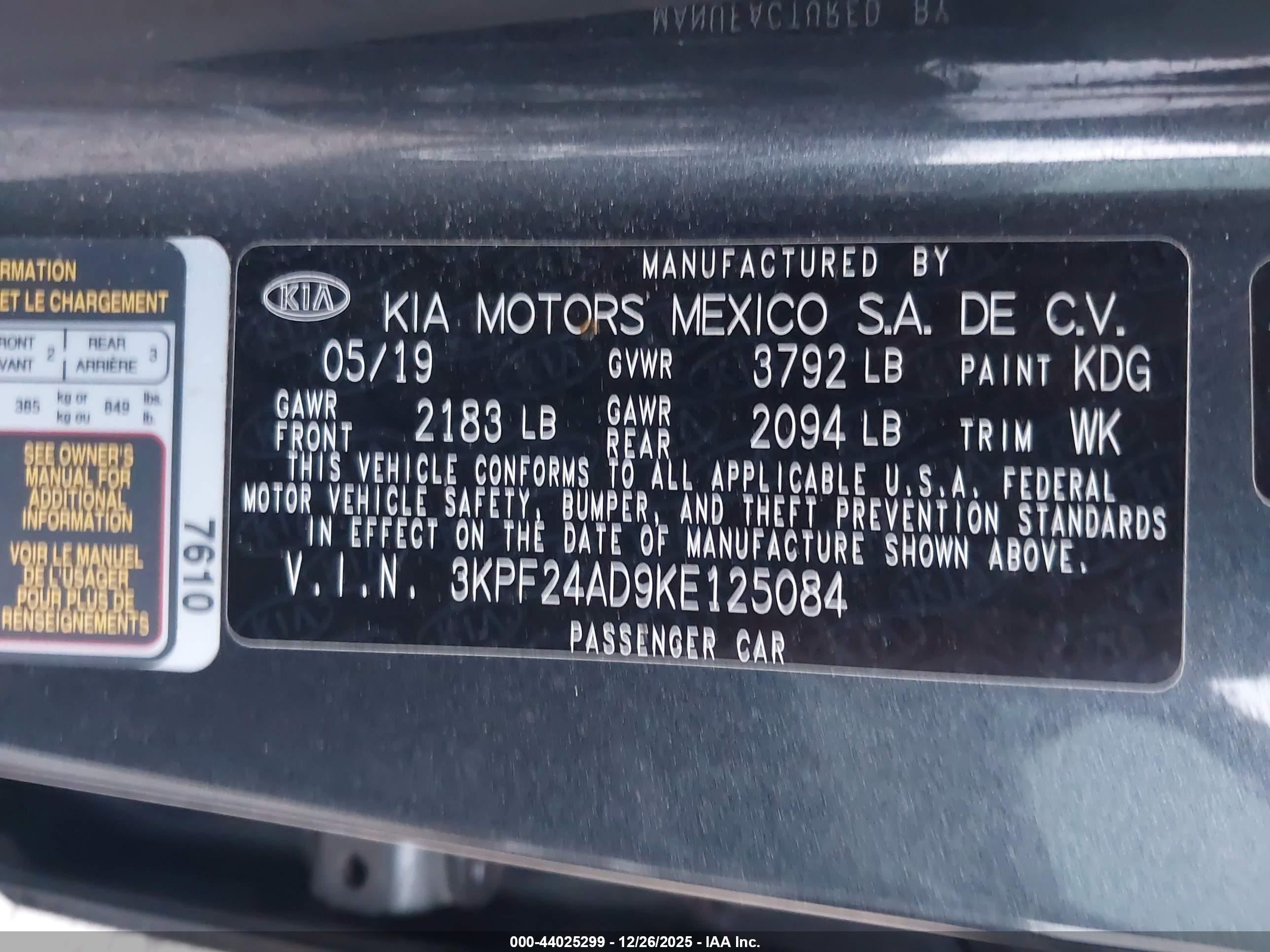 KIA FORTE image 9