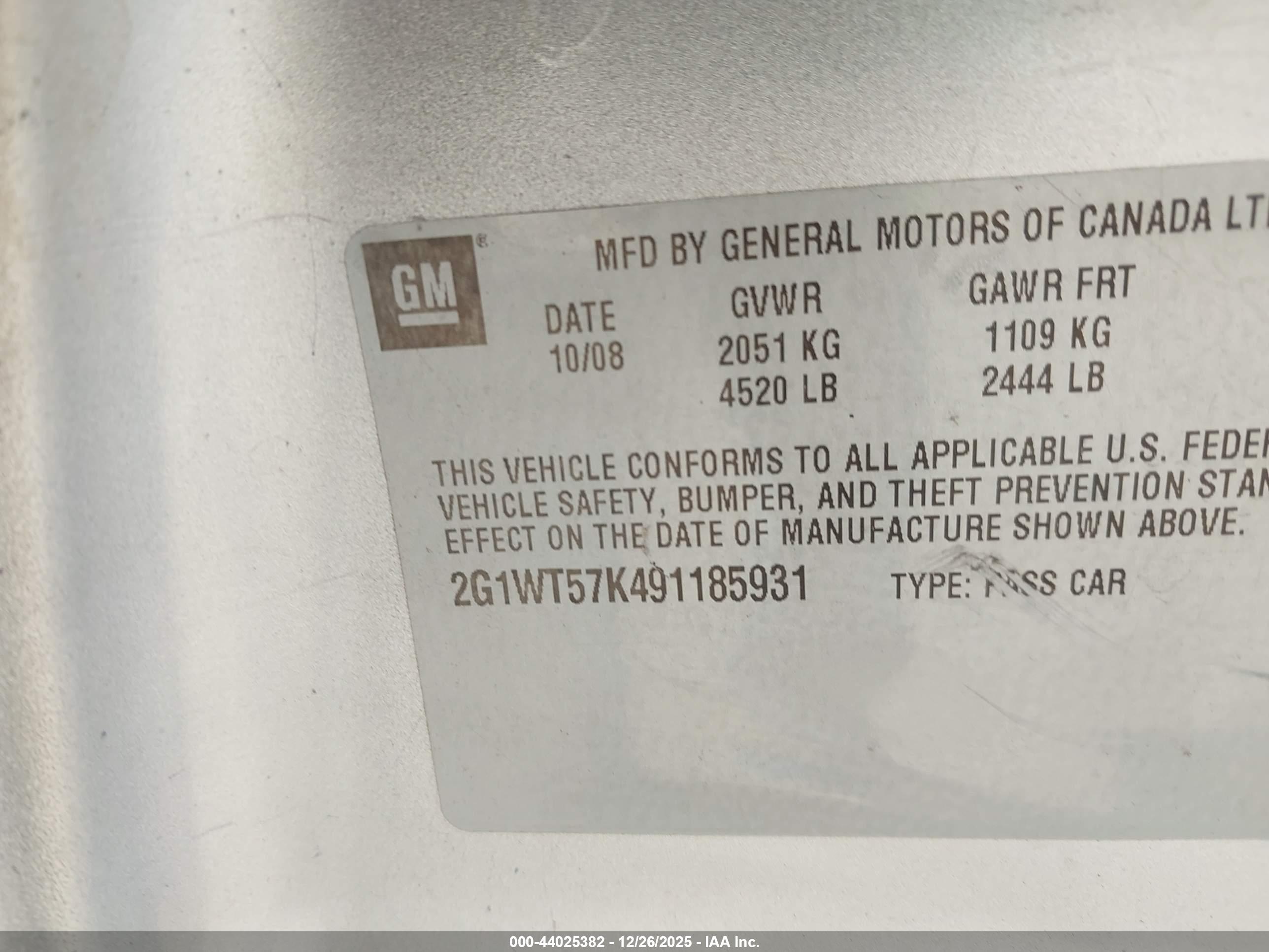 CHEVROLET IMPALA image 9