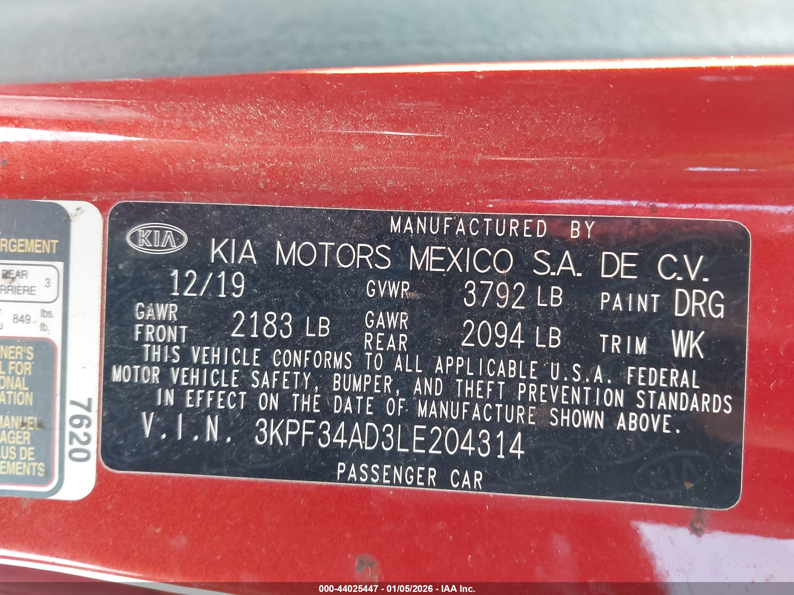 KIA FORTE image 9