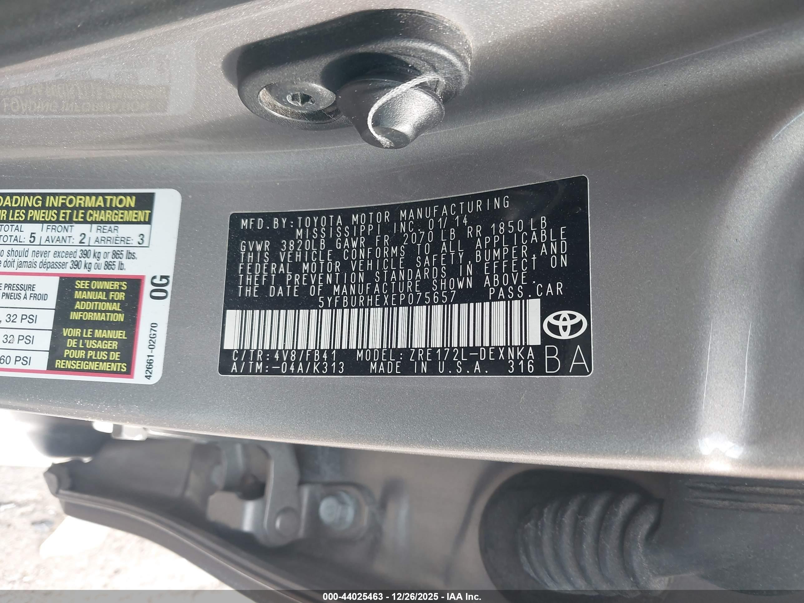 TOYOTA COROLLA image 9