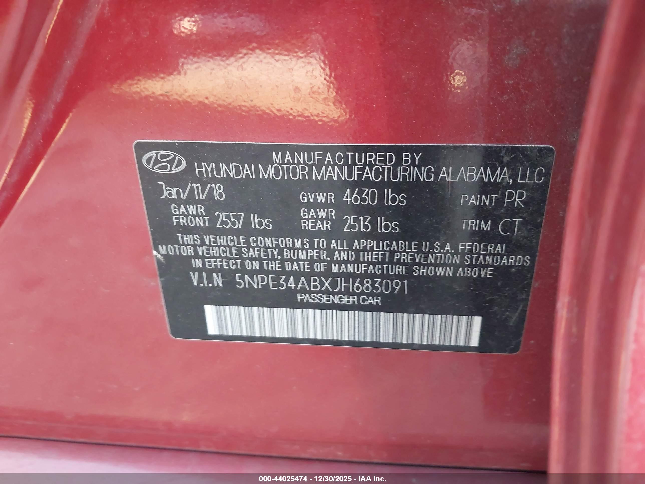 HYUNDAI SONATA image 9