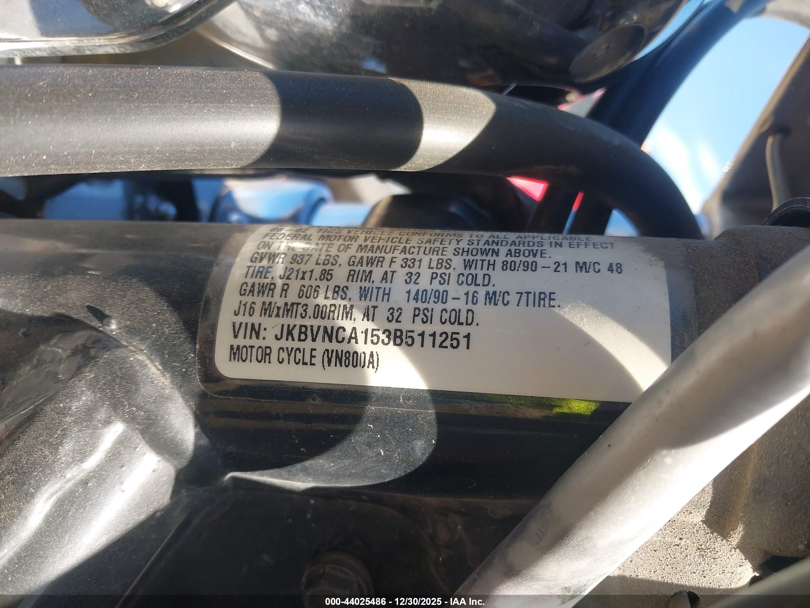 KAWASAKI VN800 image 10