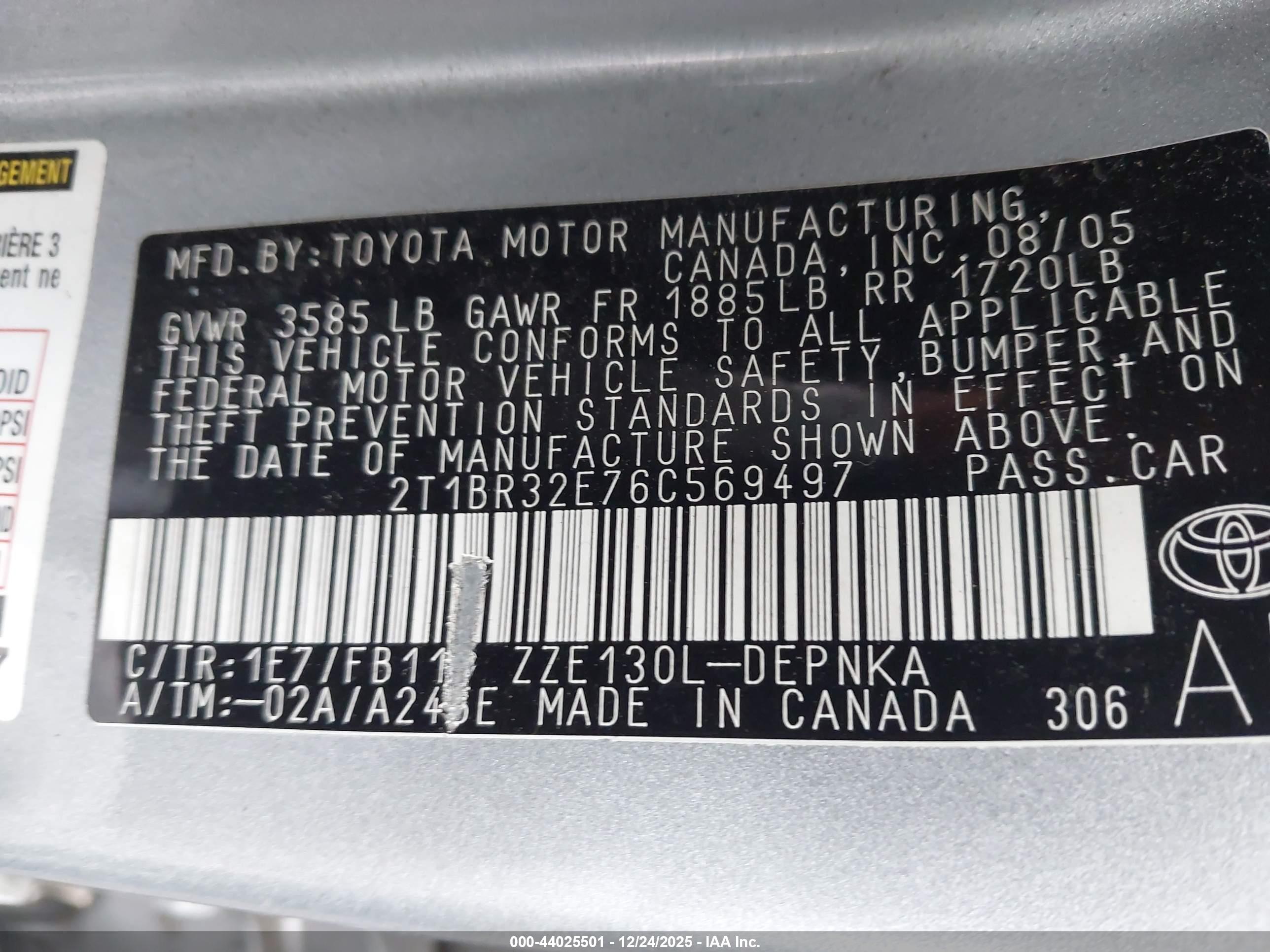 TOYOTA COROLLA image 9