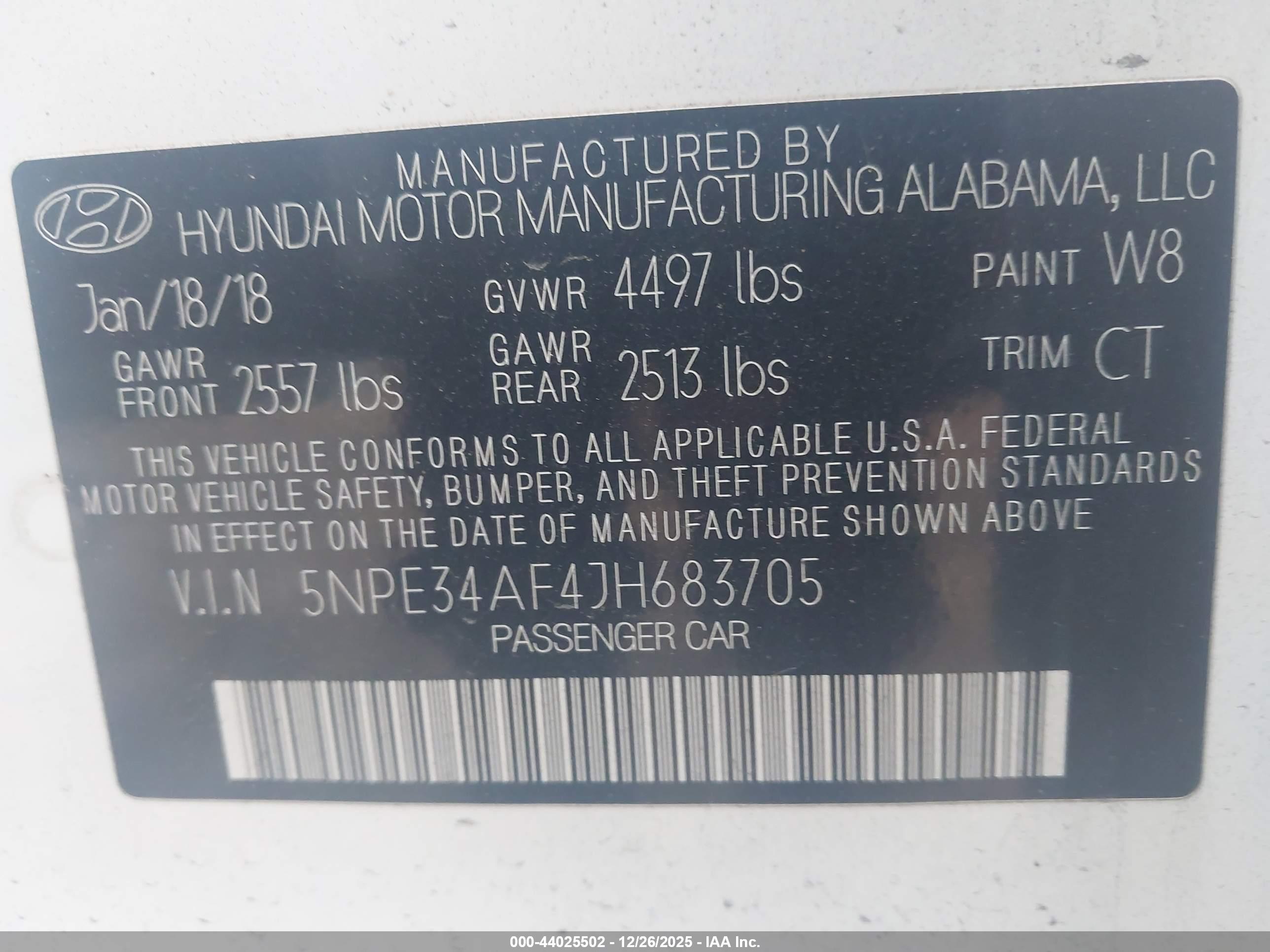 HYUNDAI SONATA image 9