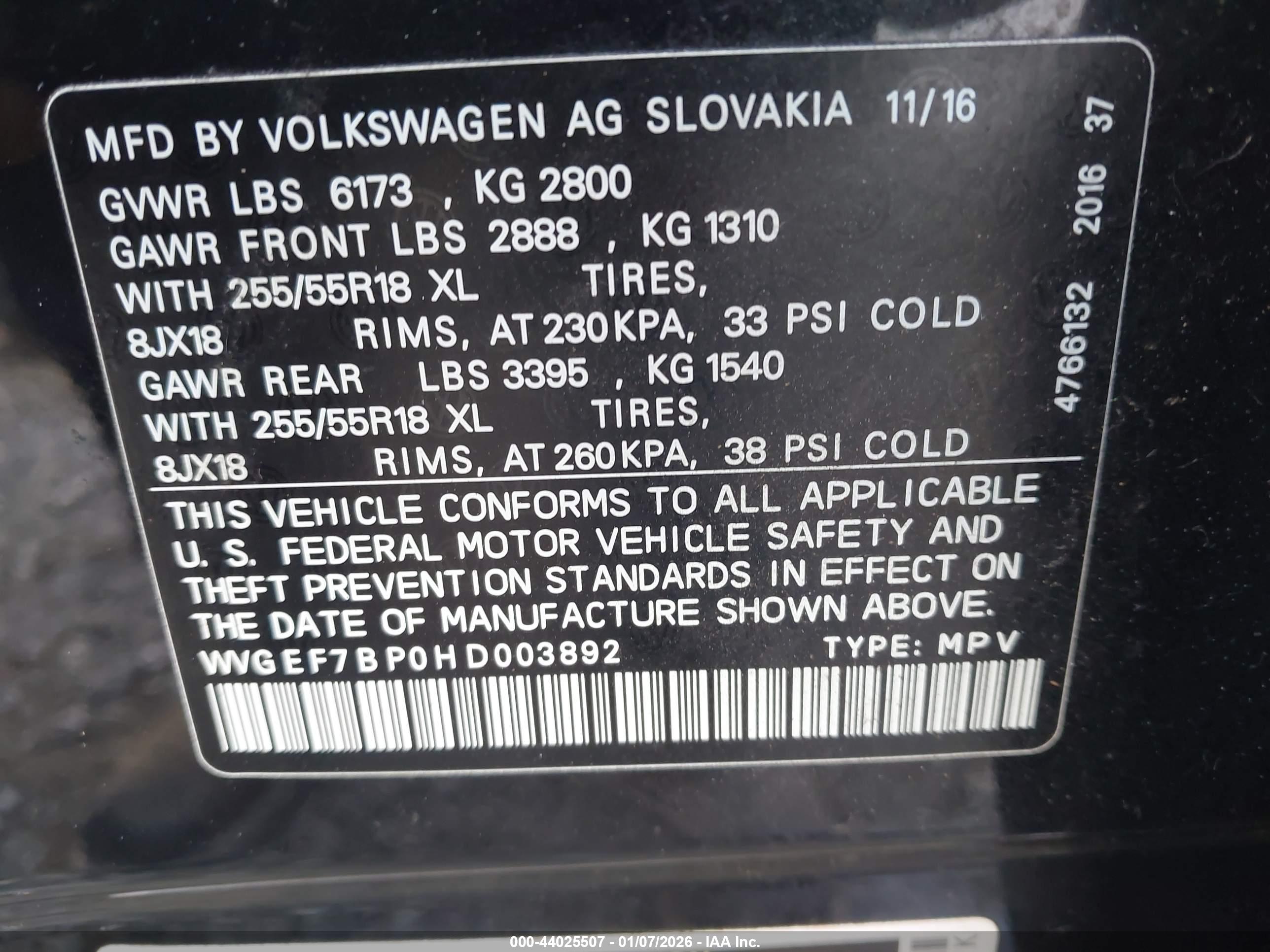 VOLKSWAGEN TOUAREG image 9