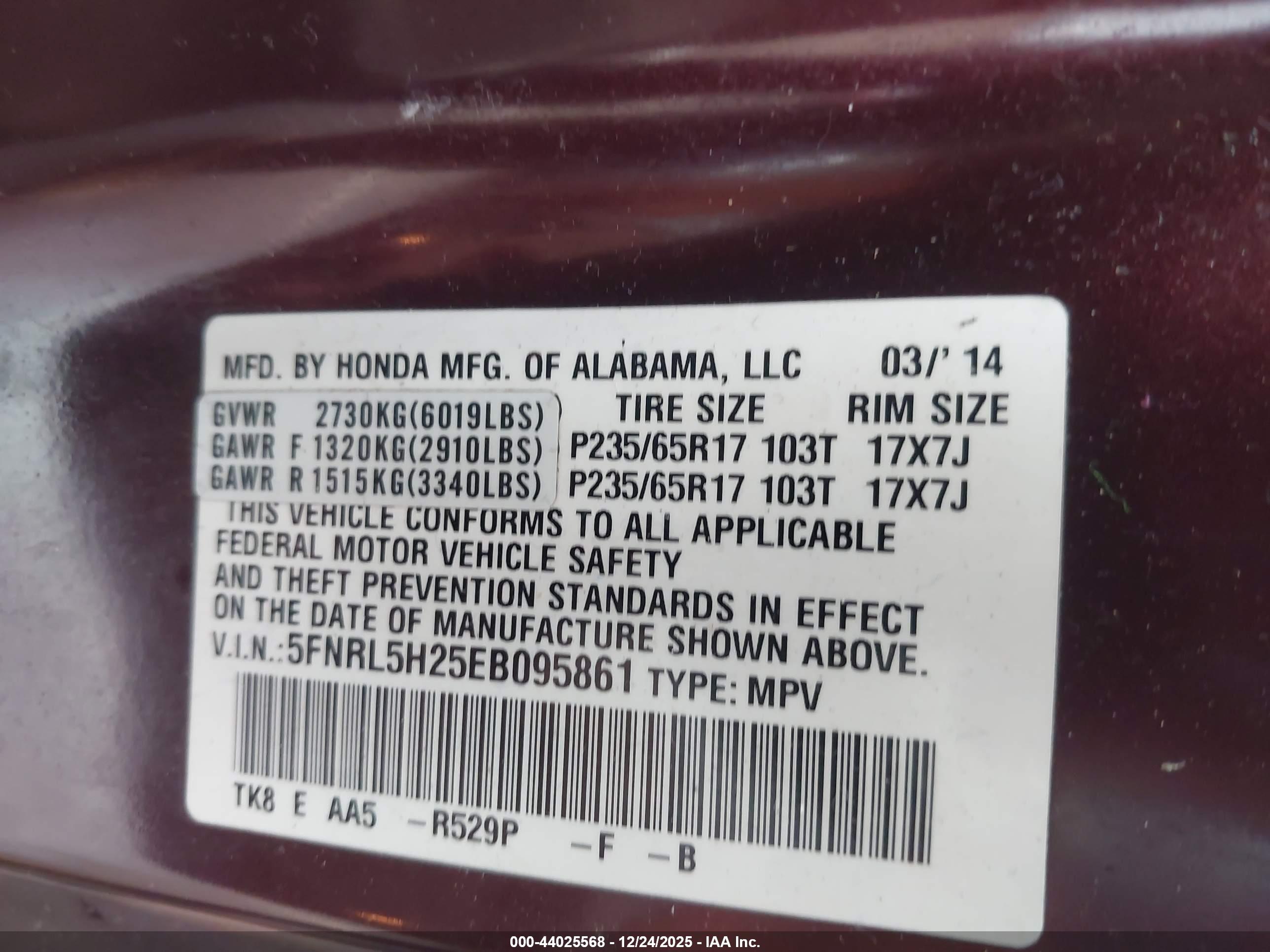HONDA ODYSSEY image 9