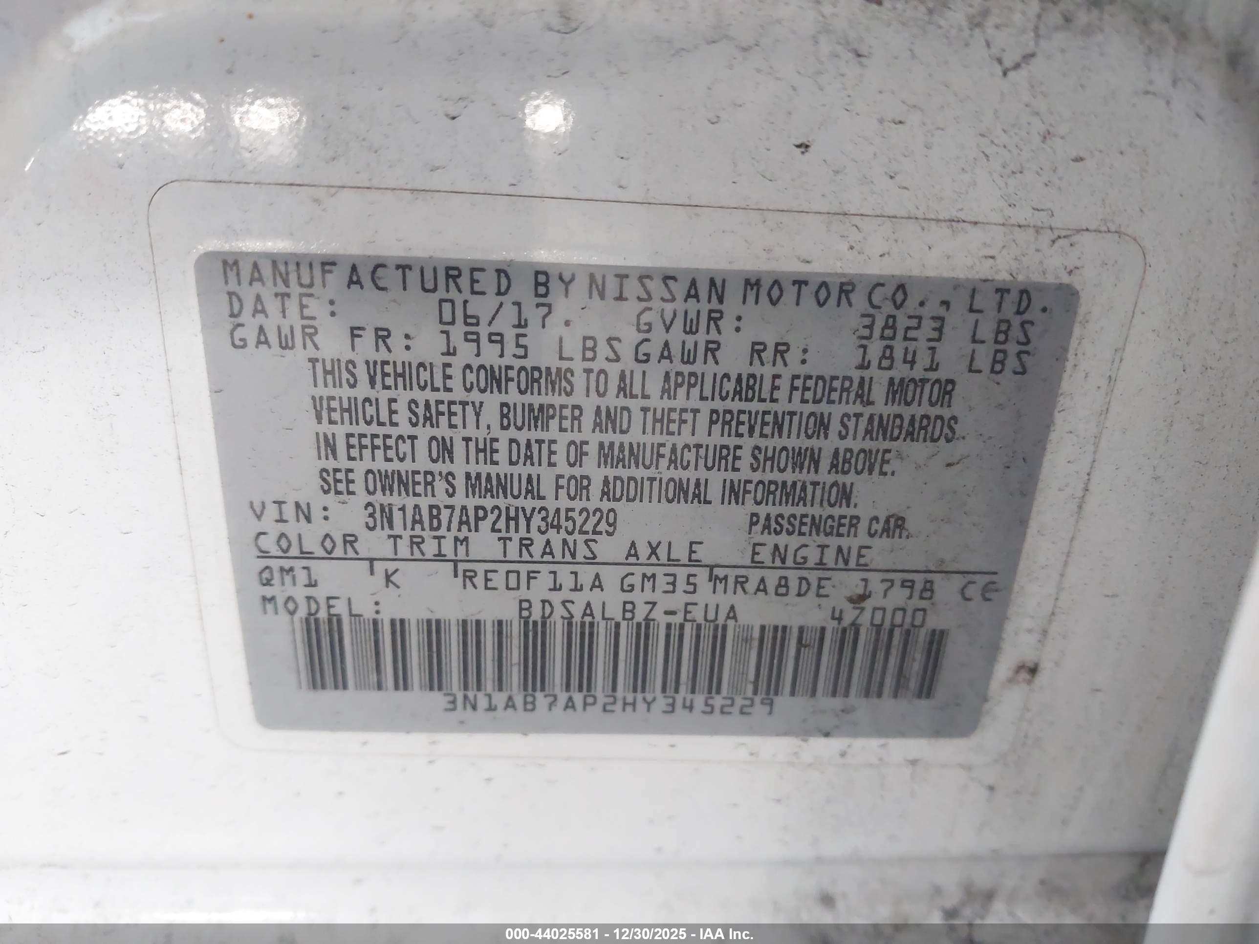NISSAN SENTRA image 9