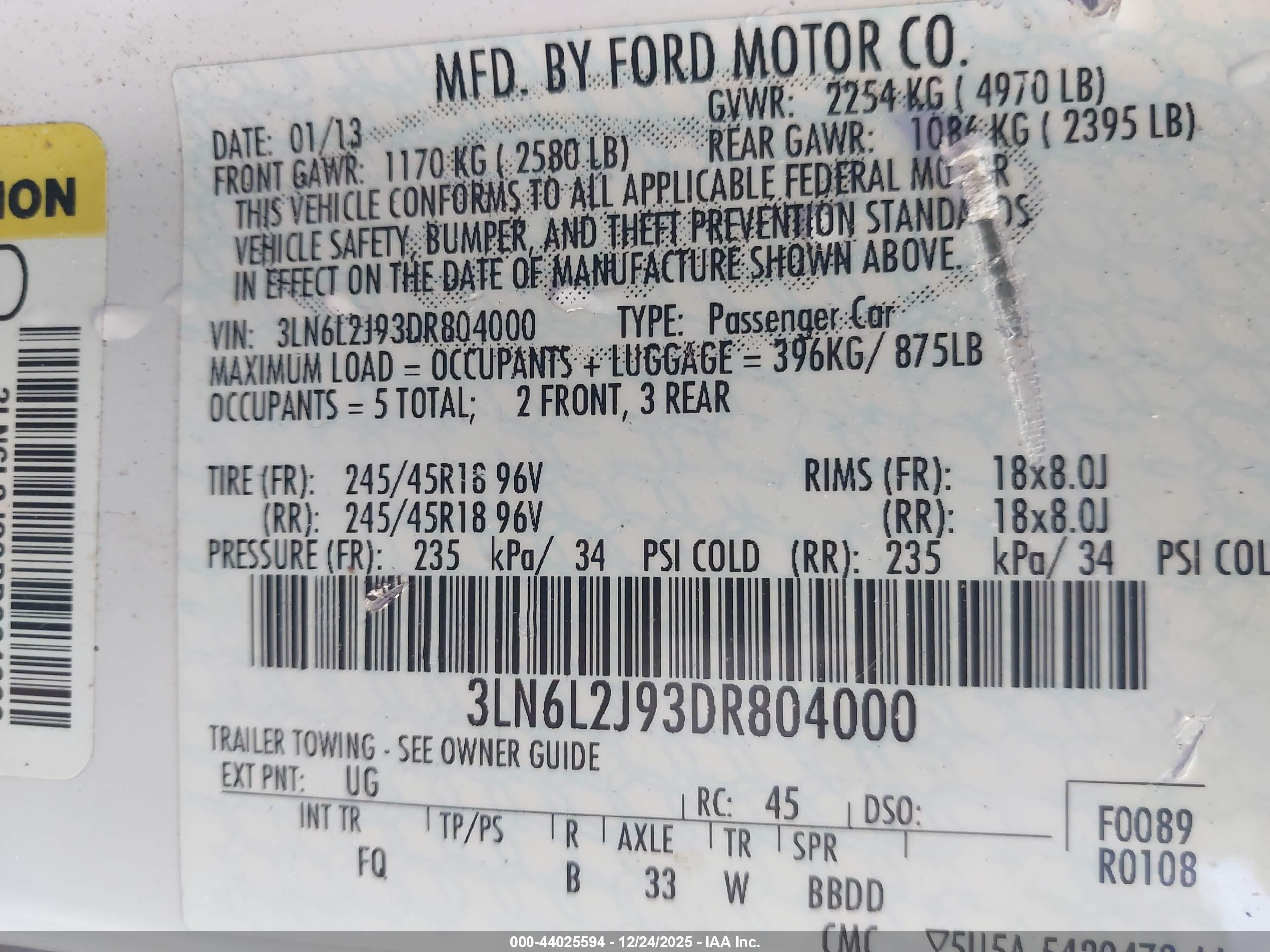 LINCOLN MKZ image 9