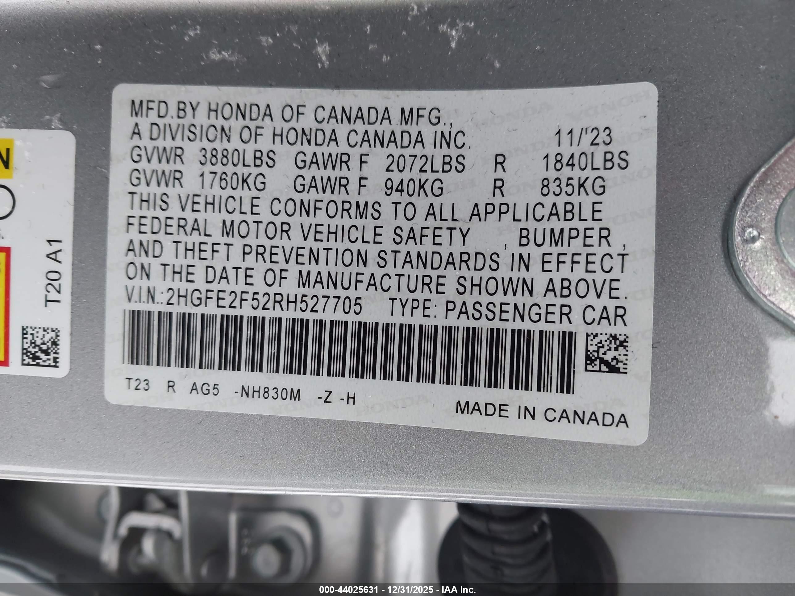 HONDA CIVIC image 9