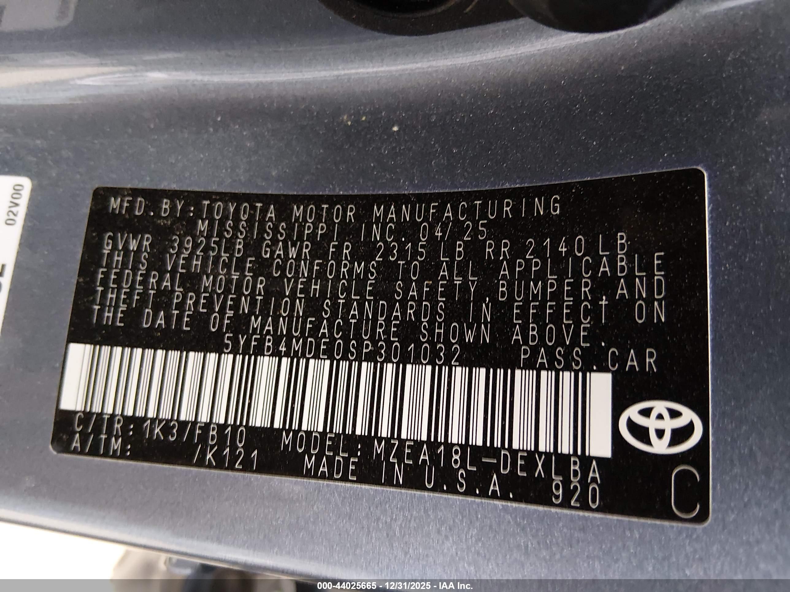 TOYOTA COROLLA image 9