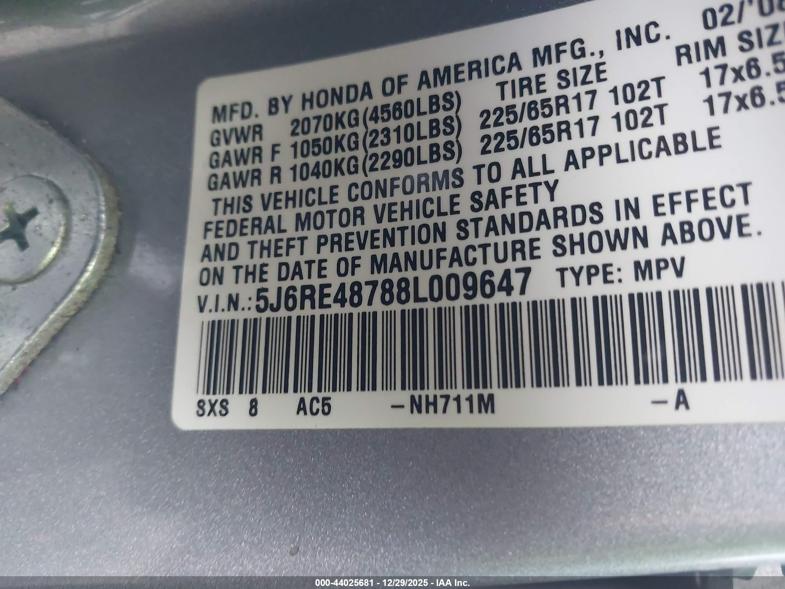 HONDA CR-V image 9