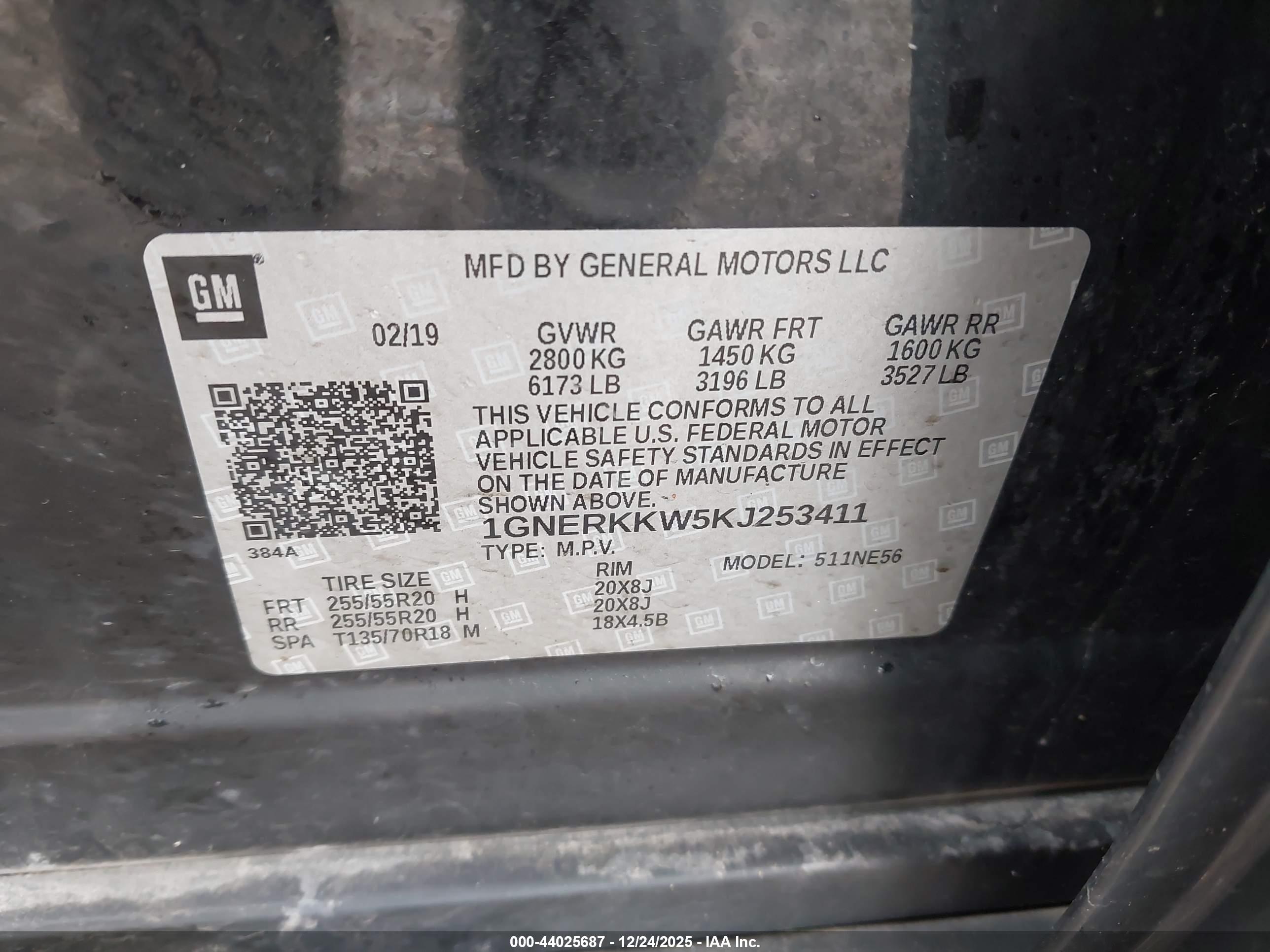 CHEVROLET TRAVERSE image 9