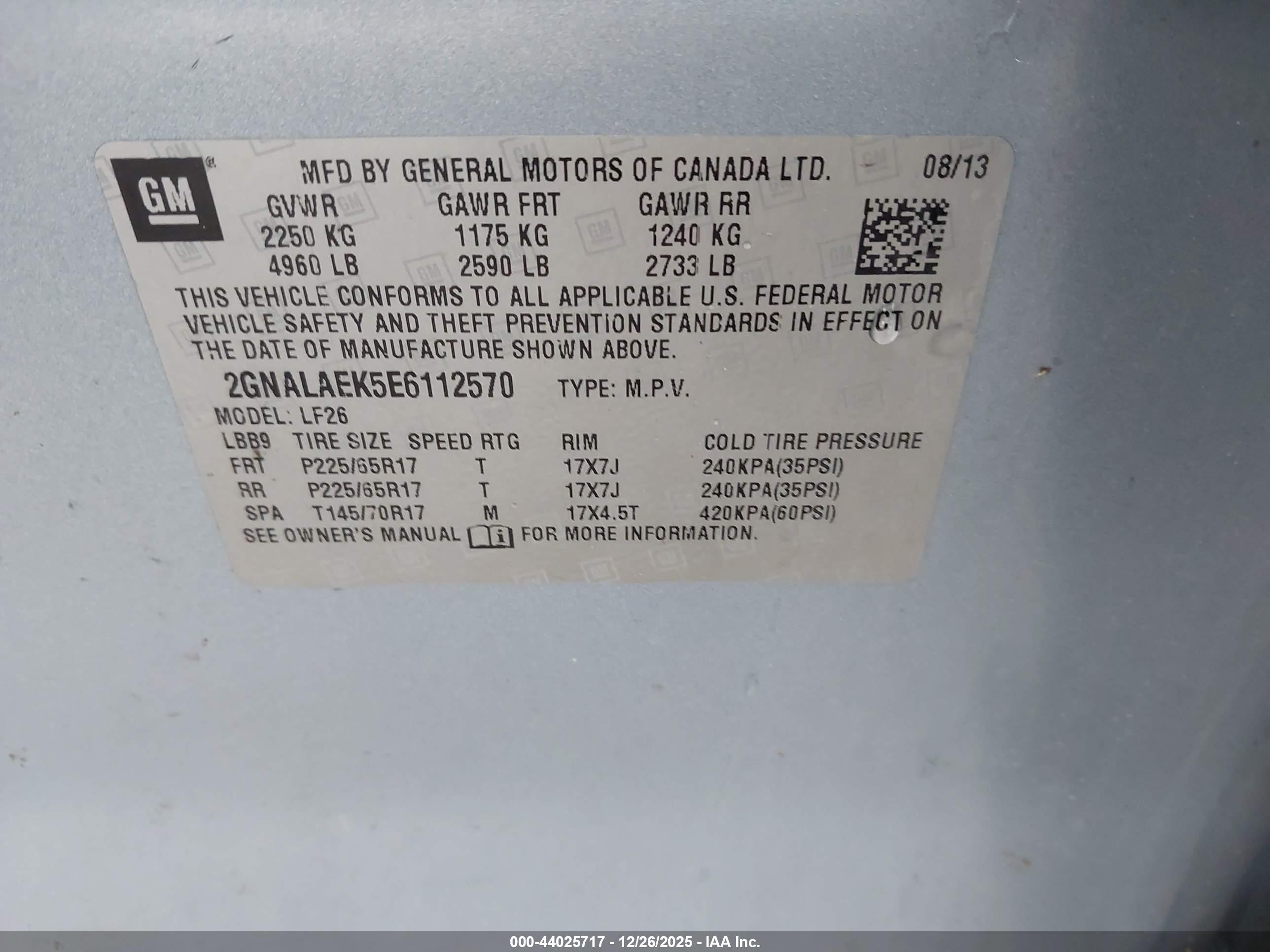 CHEVROLET EQUINOX image 9