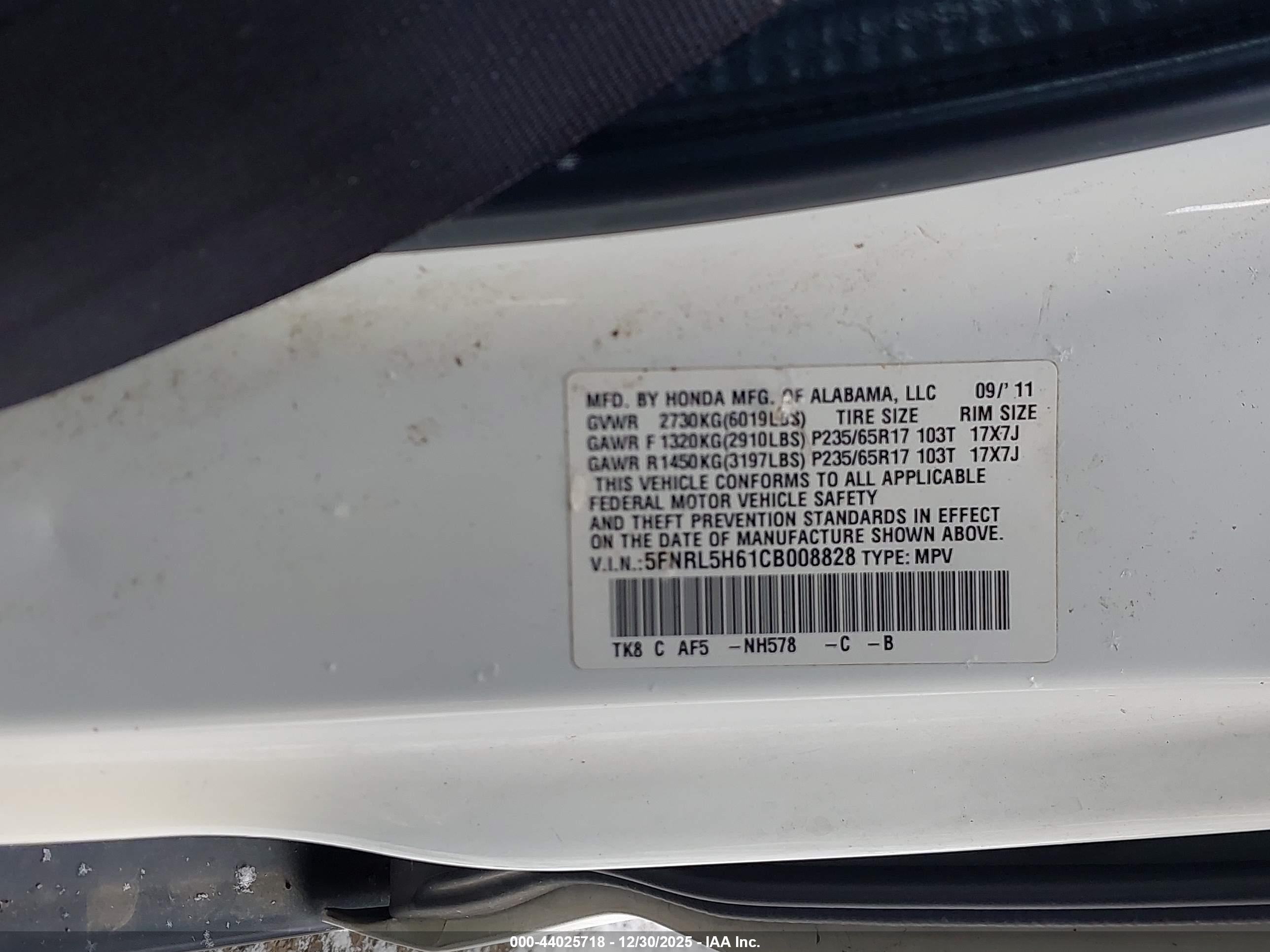 HONDA ODYSSEY image 9