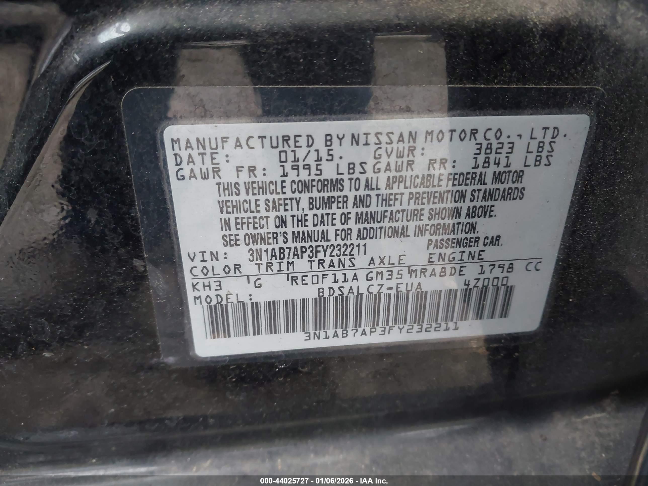 NISSAN SENTRA image 9
