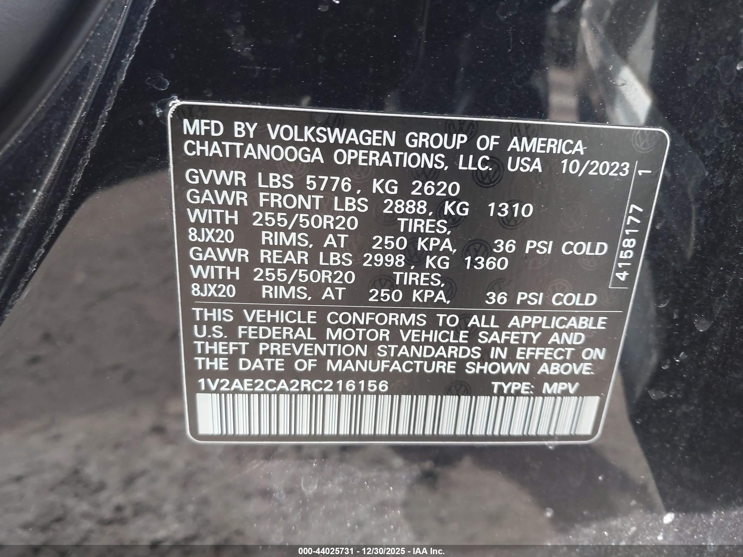 VOLKSWAGEN ATLAS image 9
