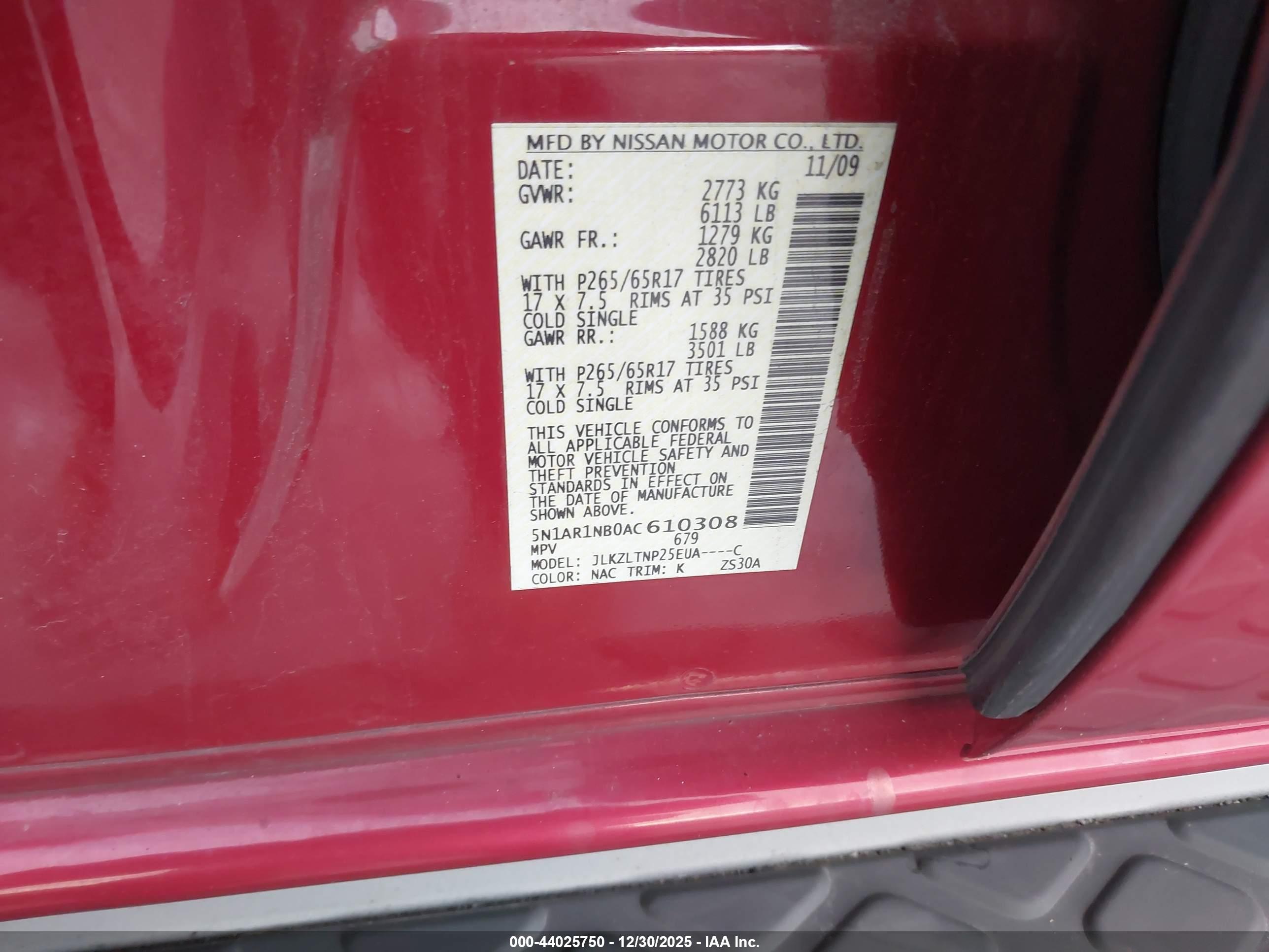 NISSAN PATHFINDER image 9