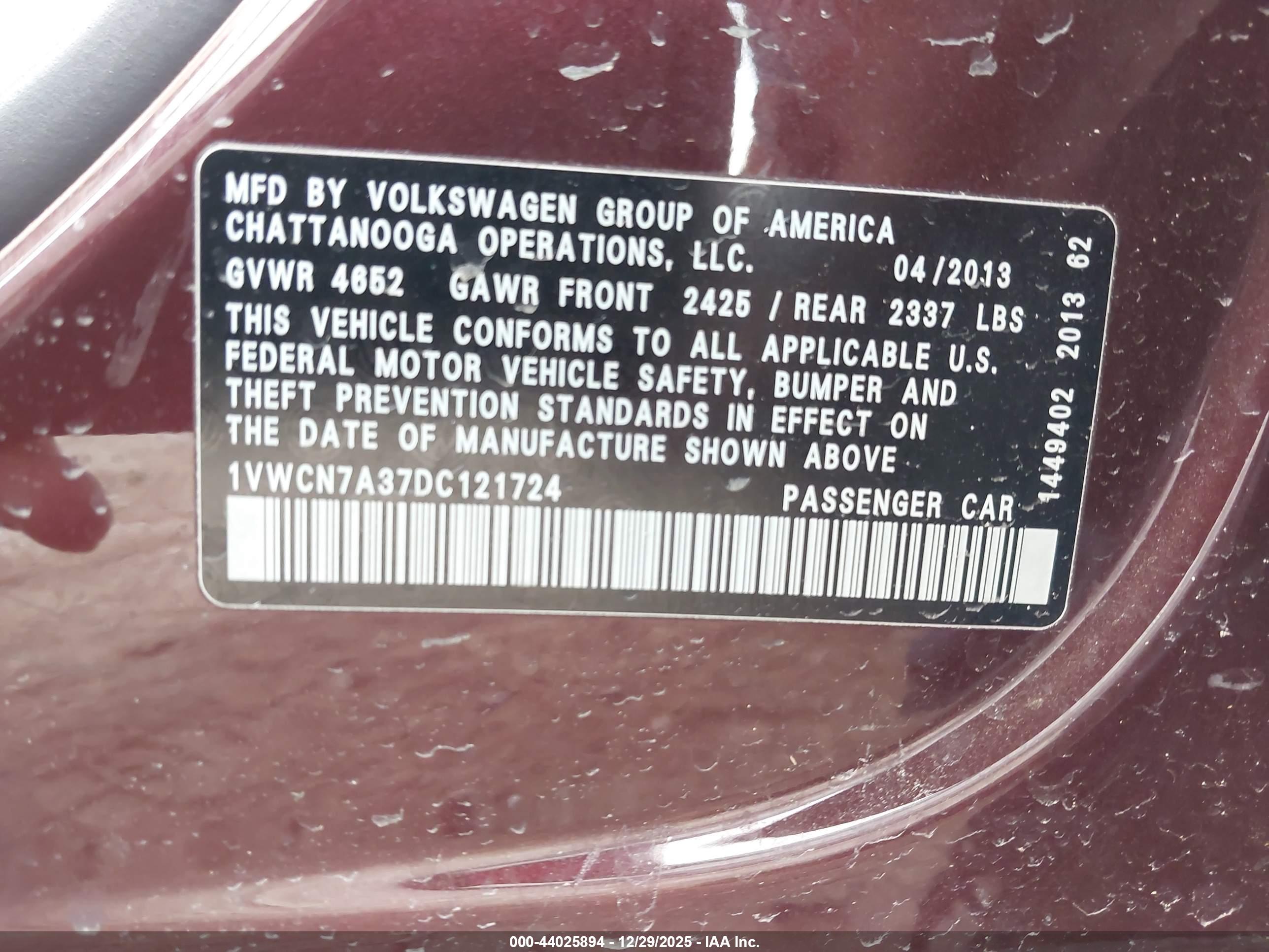 VOLKSWAGEN PASSAT image 9