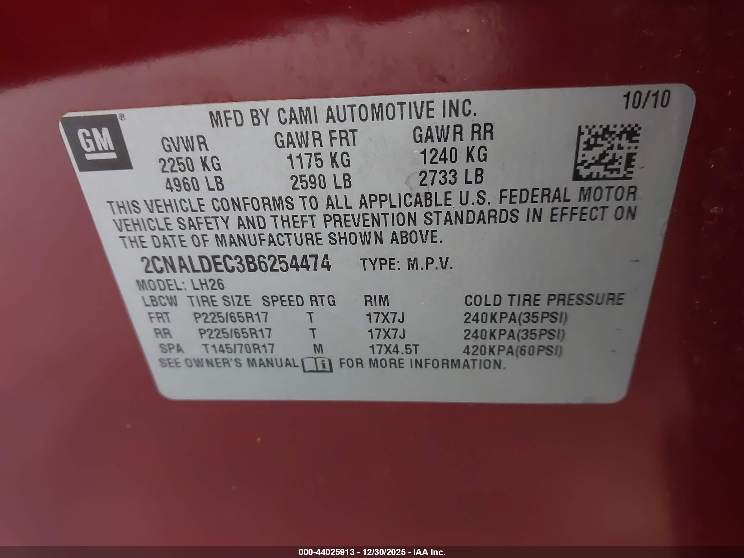 CHEVROLET EQUINOX image 9