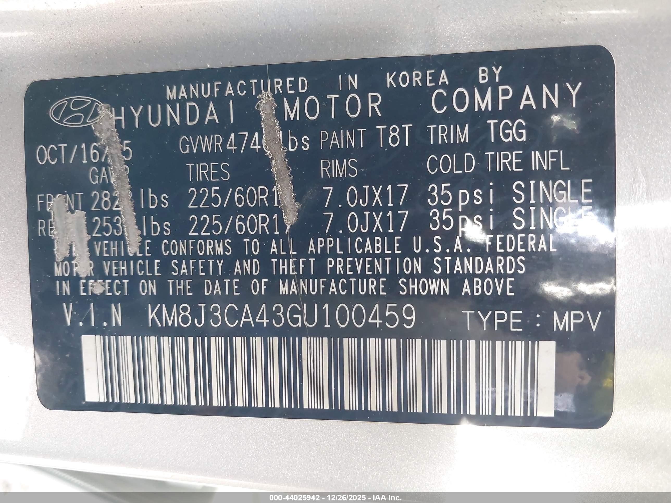 HYUNDAI TUCSON image 9