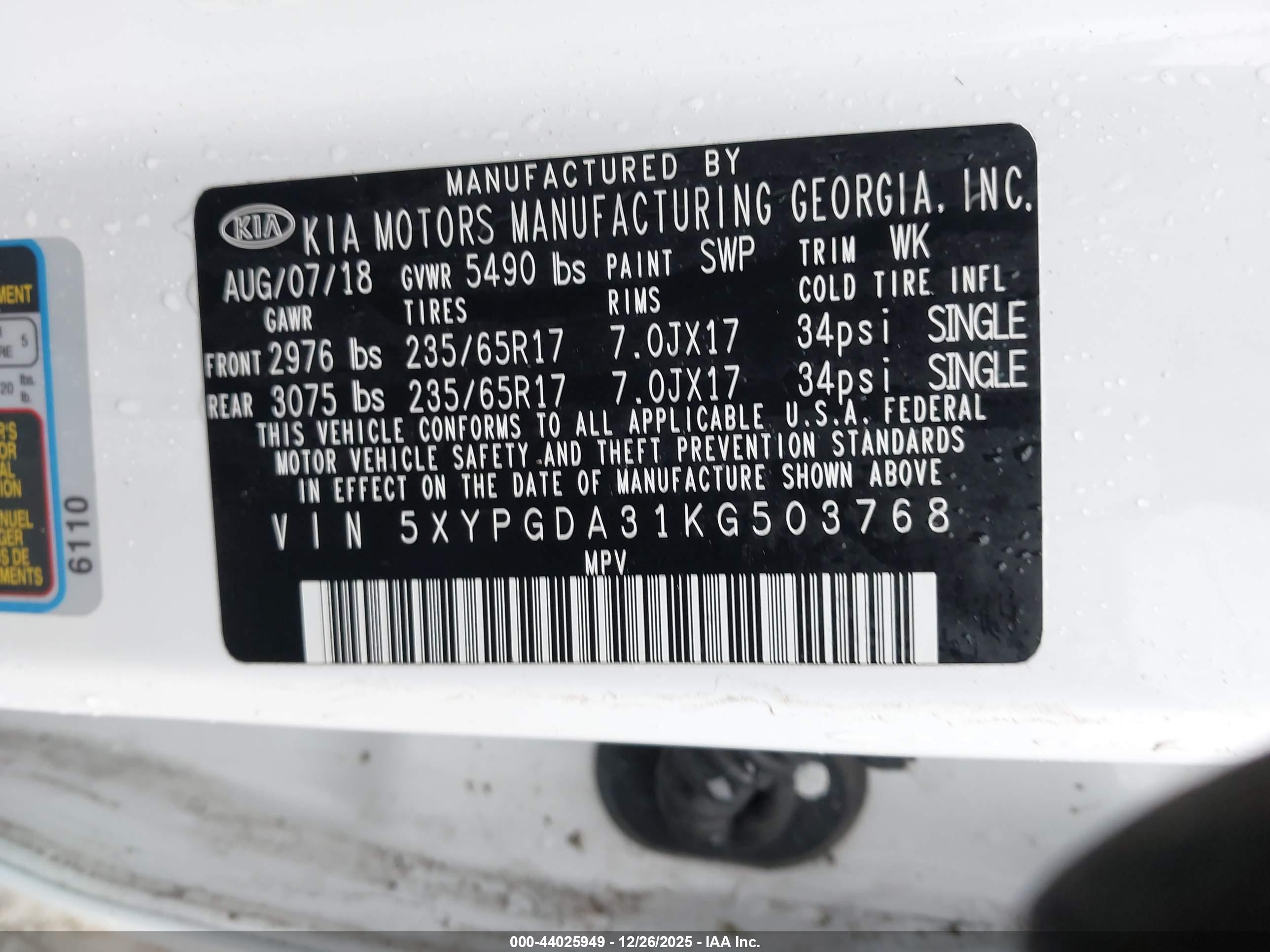 KIA SORENTO image 9