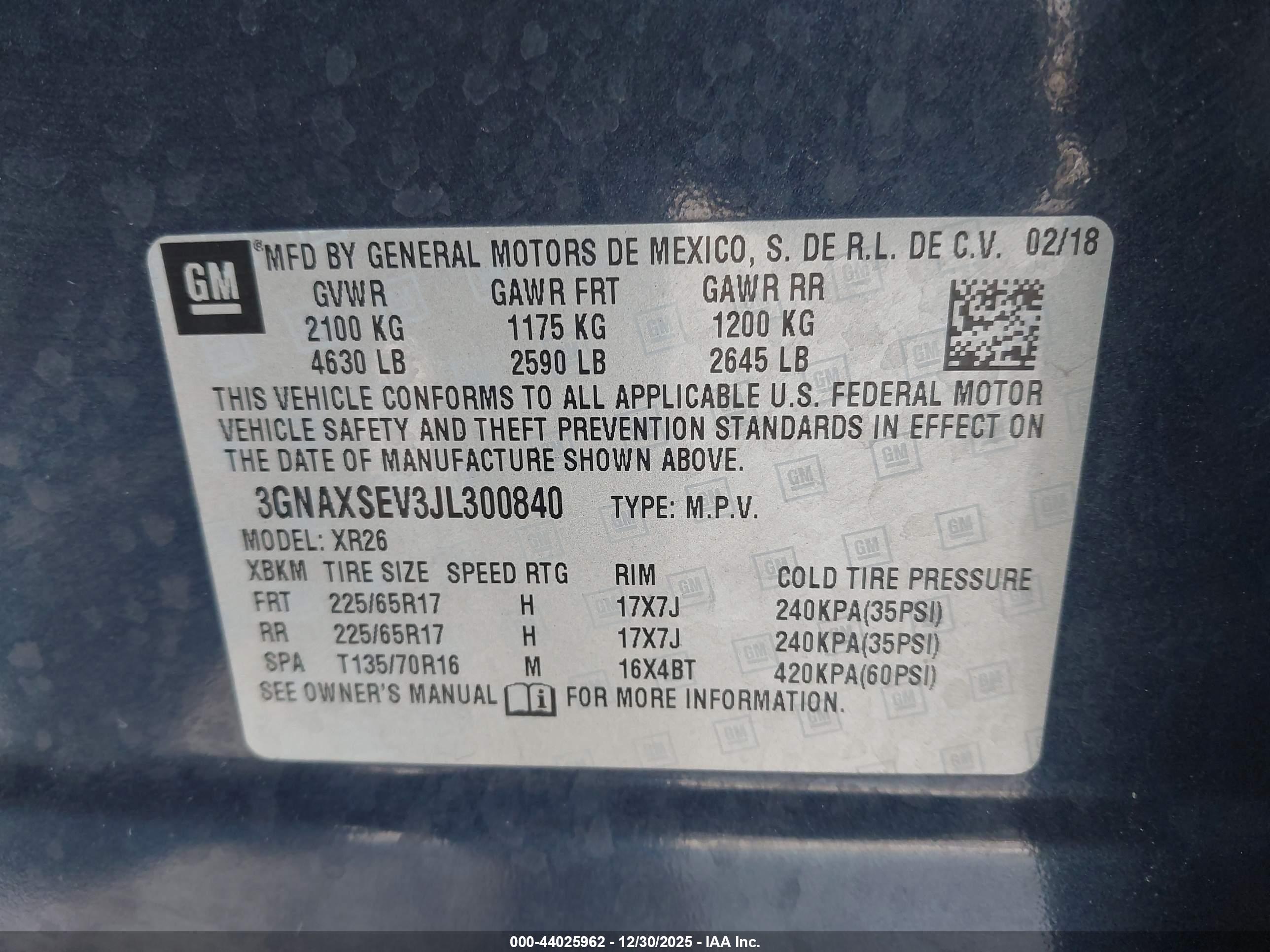 CHEVROLET EQUINOX image 9