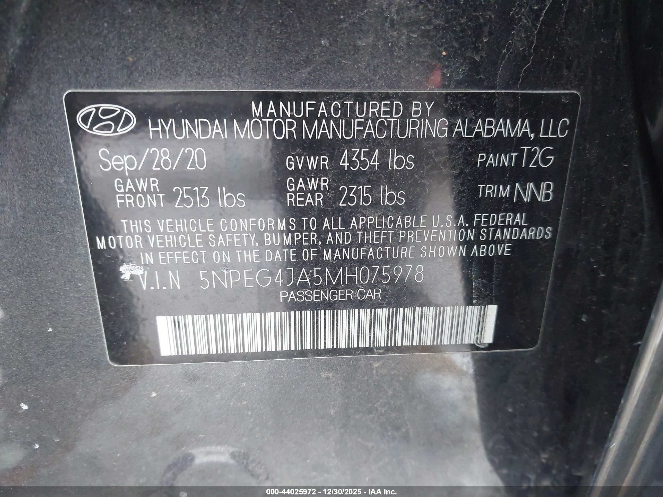 HYUNDAI SONATA image 9