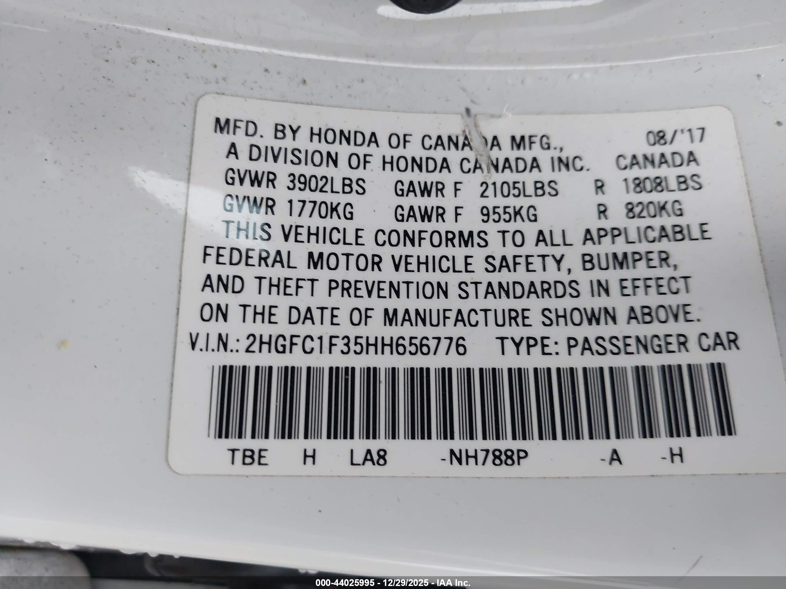 HONDA CIVIC image 9