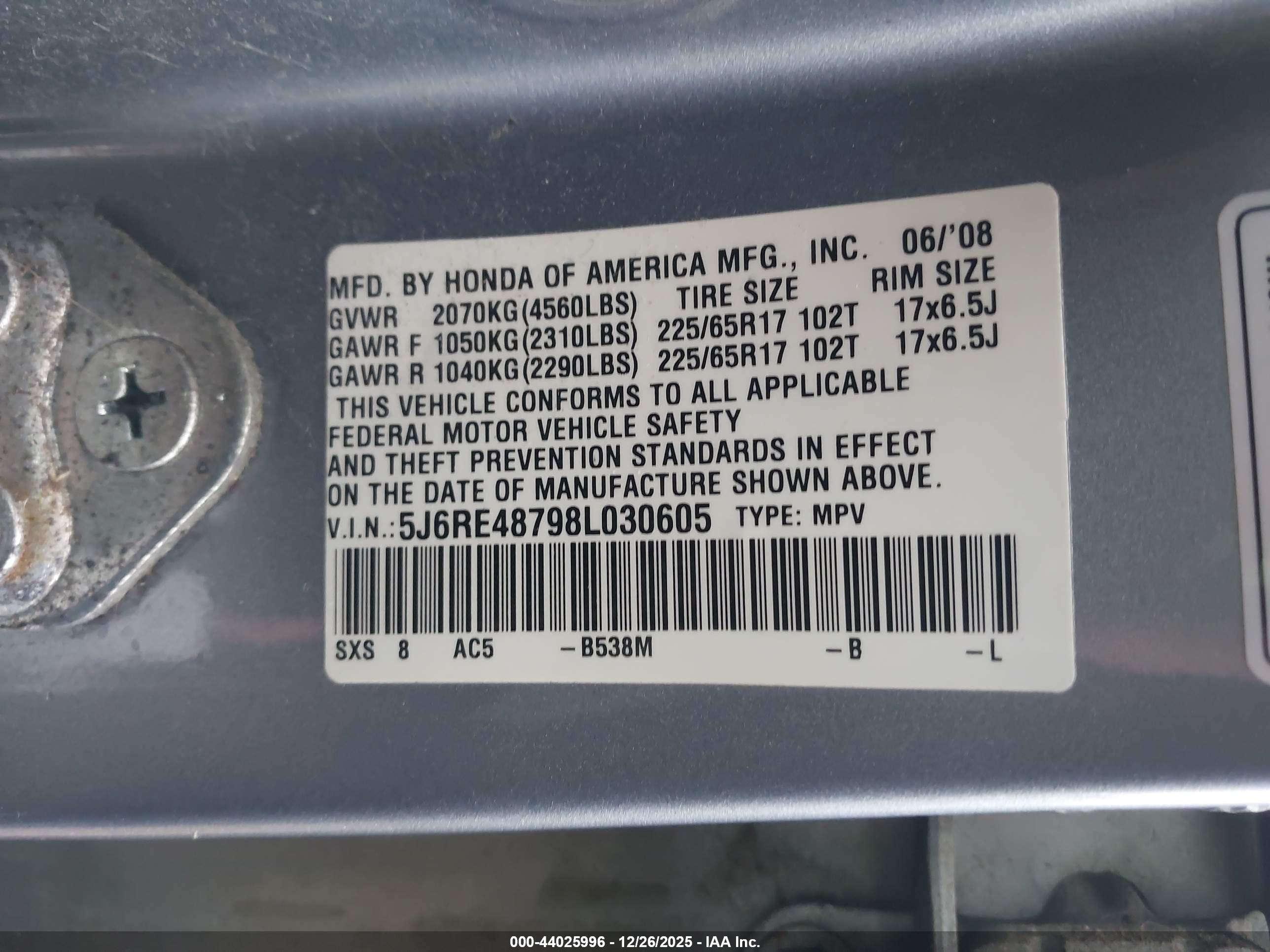 HONDA CR-V image 9