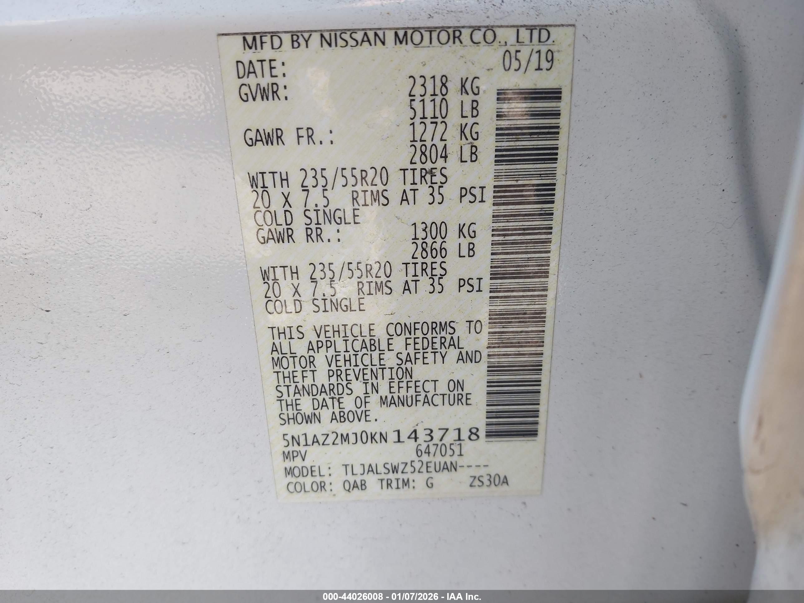 NISSAN MURANO image 9